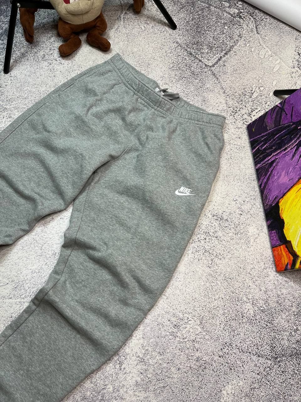 Nike Vintage y2k Nike Classic Grey Sweatpants Joggers Size US 33 - 3 Thumbnail