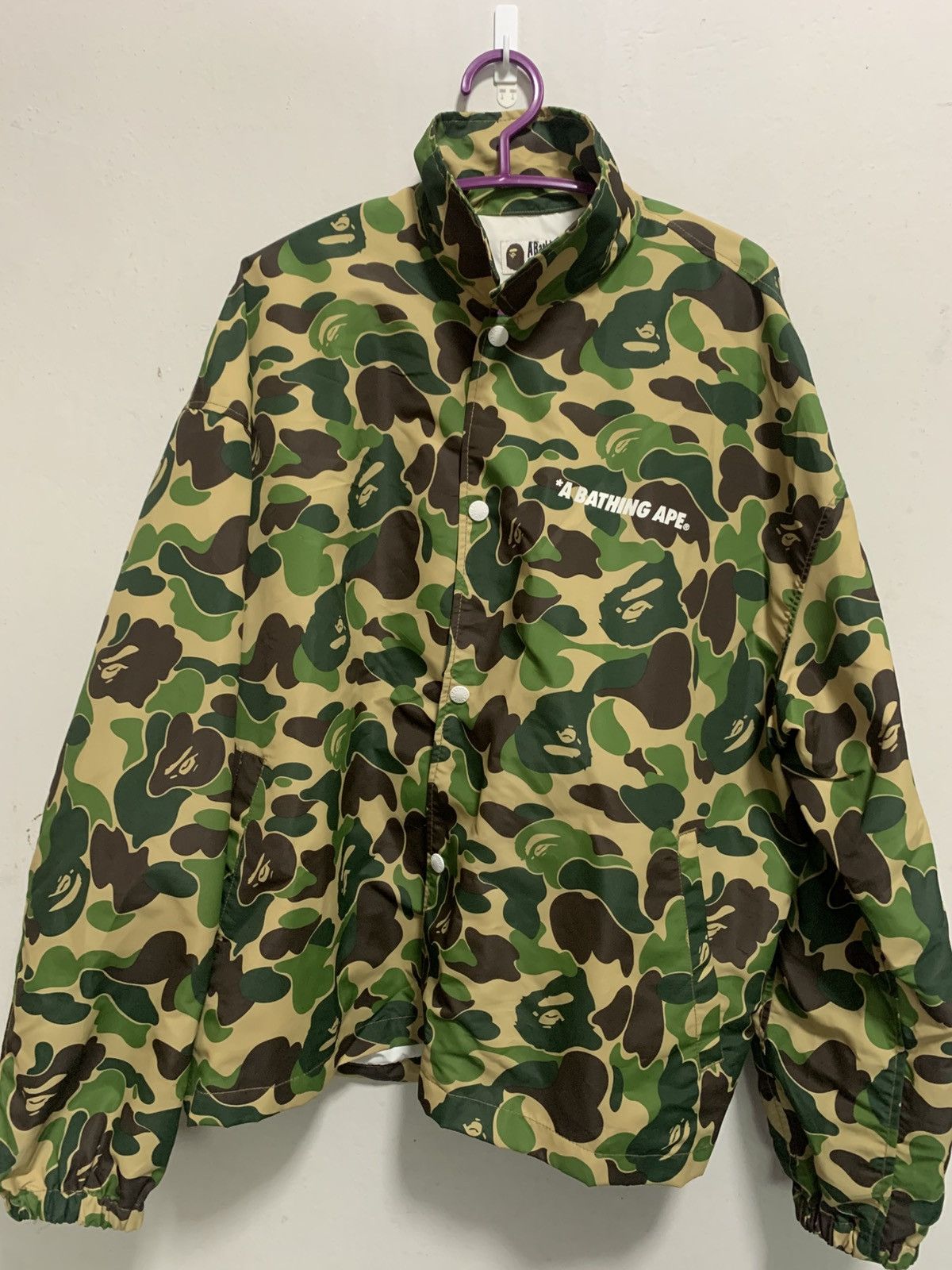 Bape BAPE ABC Camo Relaxed Coach Jacket Size US L / EU 52-54 / 3 - 1 Thumbnail