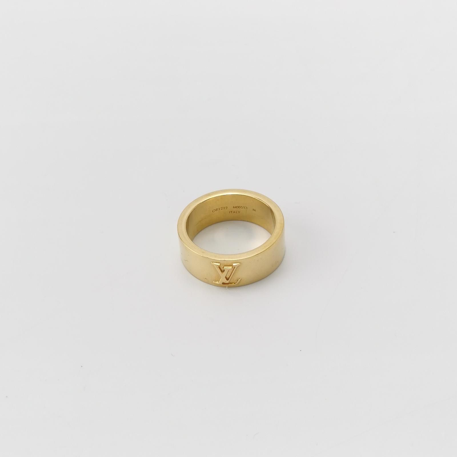Louis Vuitton Louis Vuitton (LV) LV Instinct Logo Engraved Ring Size 20 - Size ONE SIZE - 2 Thumbnail