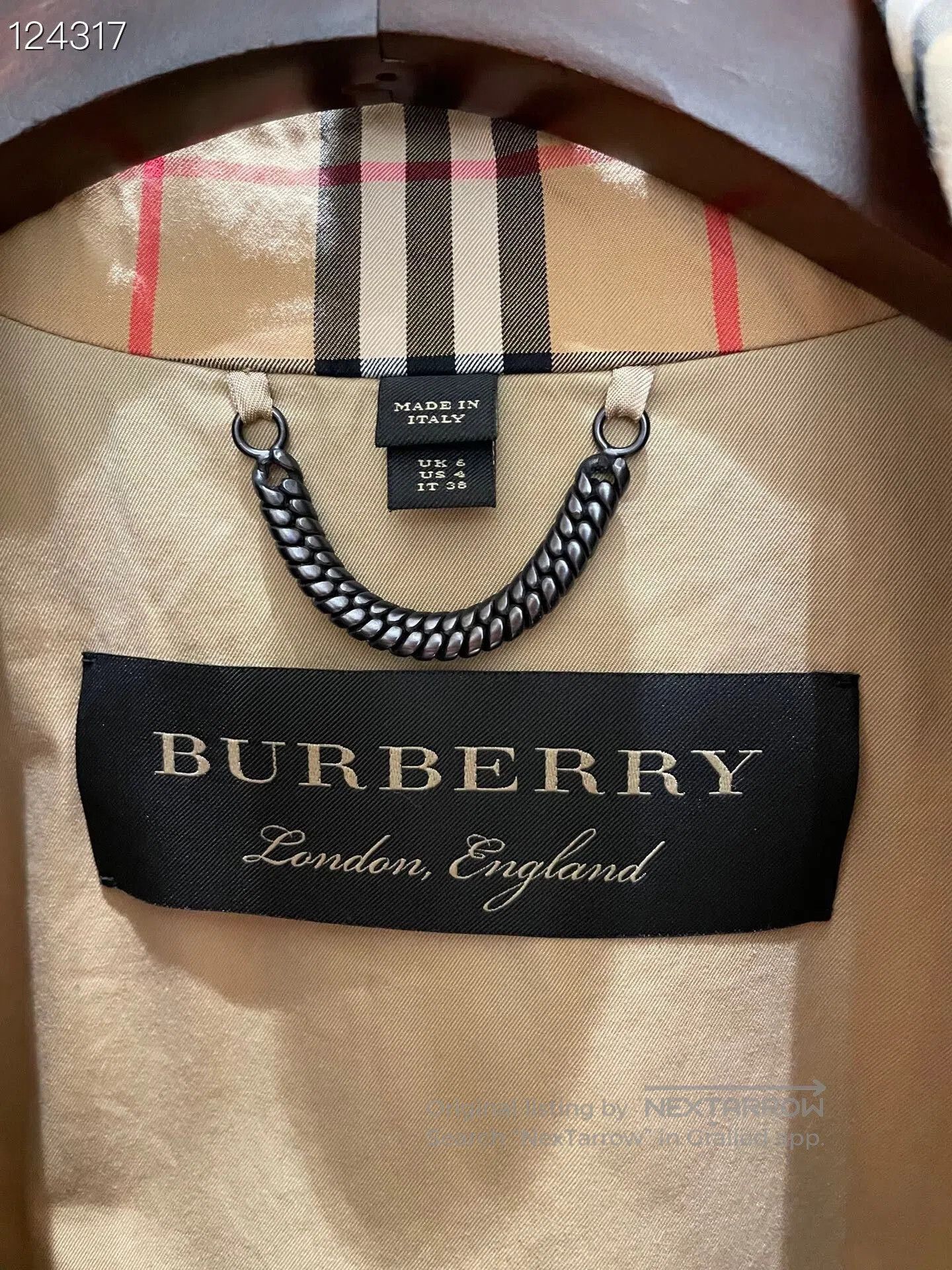 Burberry Burberry Check Coat. Size XXS / US 00 / IT 34 - 4 Thumbnail
