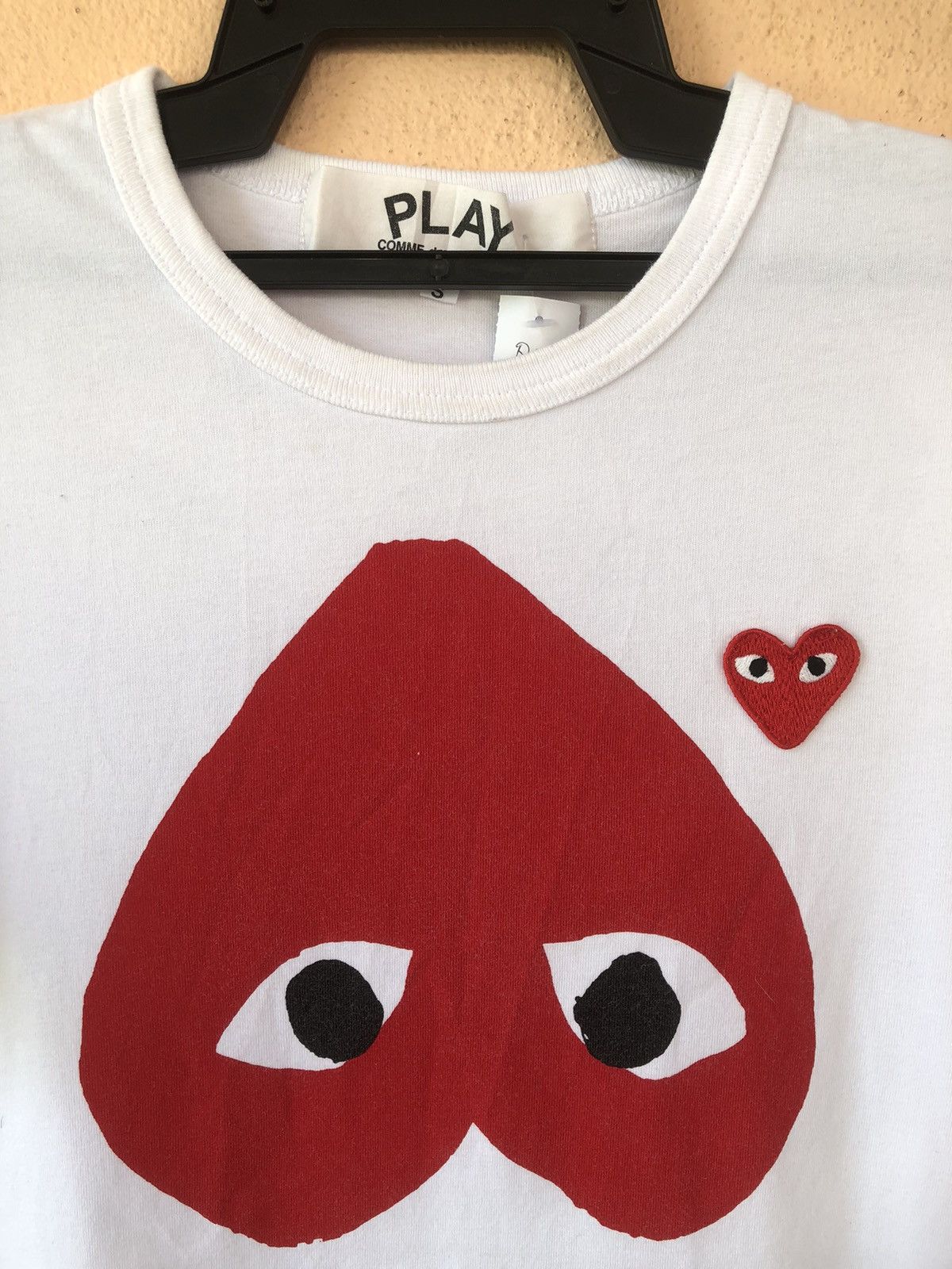 Comme des Garcons × Japanese Brand Comme des Garcon PLAY Heart Tee Size US S / EU 44-46 / 1 - 3 Thumbnail