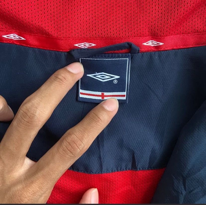 Umbro Vintage Umbro England Training Zip Jersey Size US XL / EU 56 / 4 - 2 Thumbnail