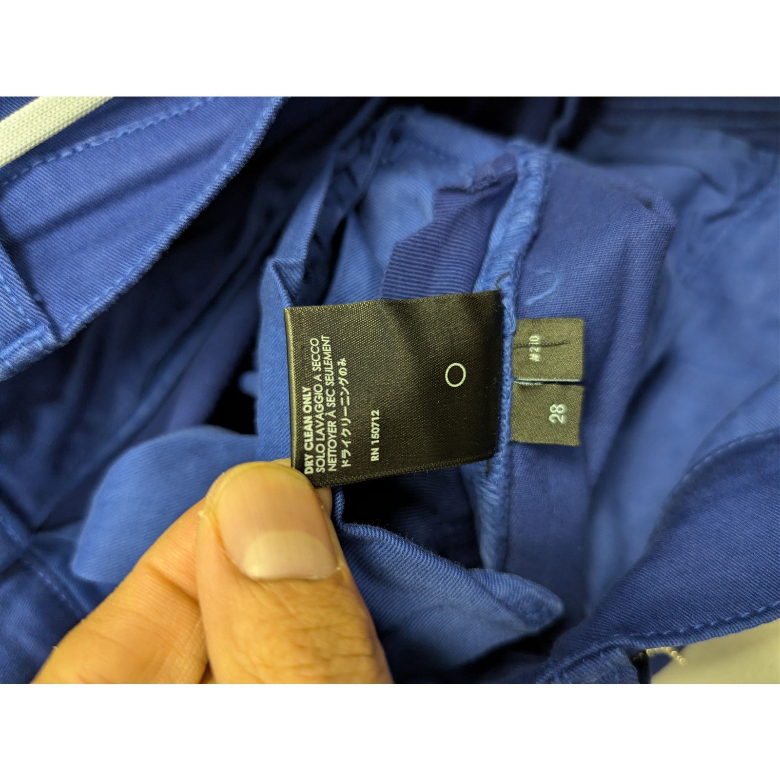 Amiri o1rshd1 Stack Track Cargo Trousers Pants Royal Blue / White Size US 28 / EU 44 - 20 Thumbnail