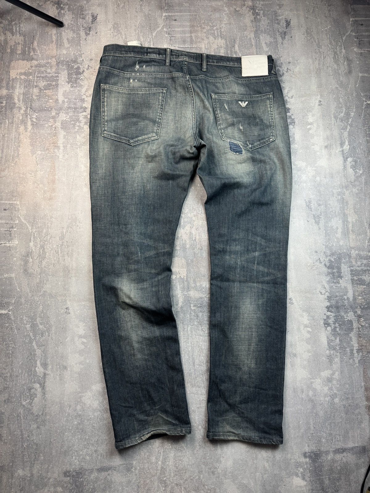 Armani Armani Jeans pants distressed Jeans Size US 40 / EU 56 - 5 Thumbnail