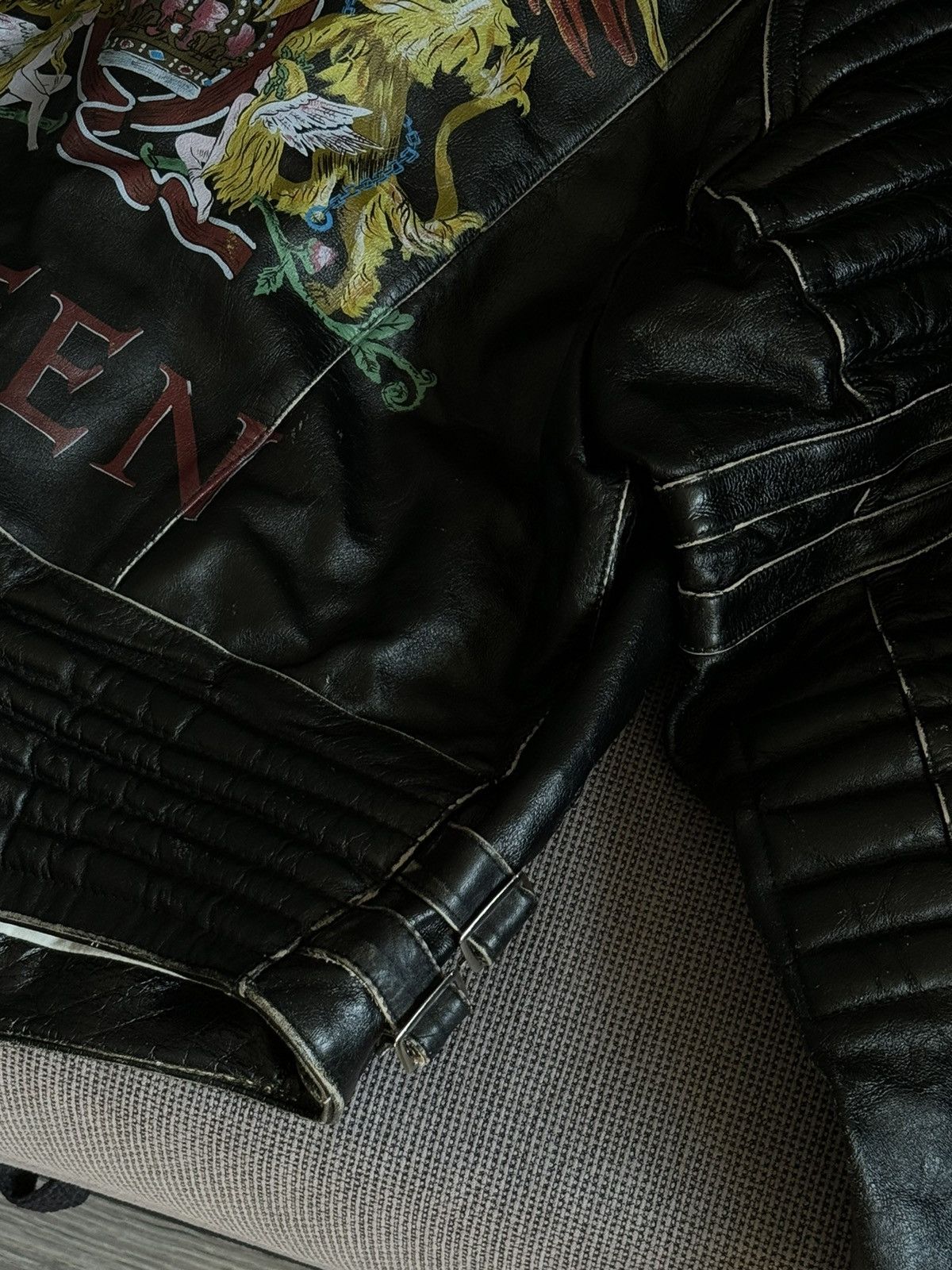Other Queen Blue System 1990 leather jacket Size US M / EU 48-50 / 2 - 13 Thumbnail