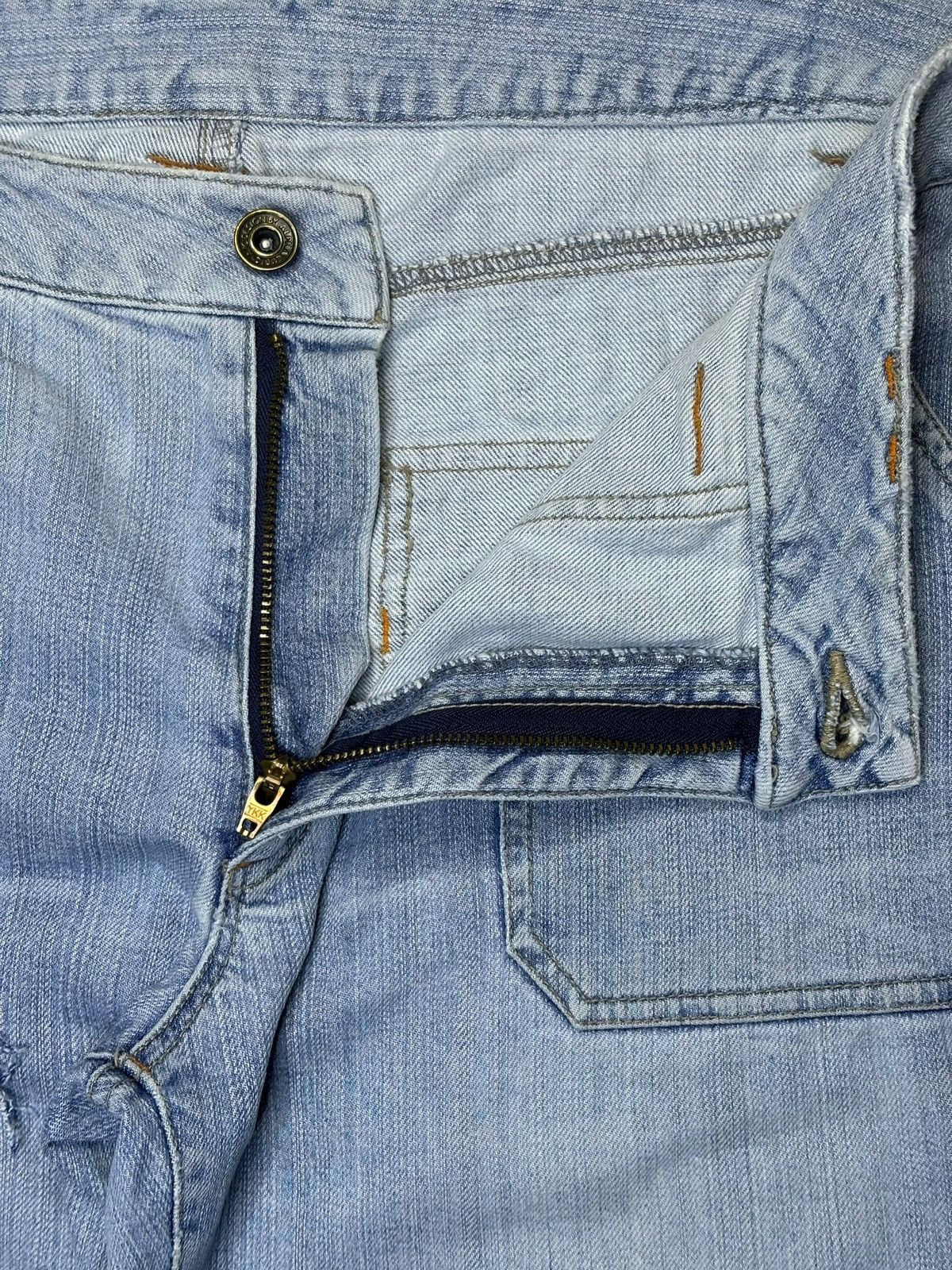 Japanese Brand Vintage Japanese Brand Light Wash Fatigue Flare Jeans Size US 34 / EU 50 - 9 Thumbnail