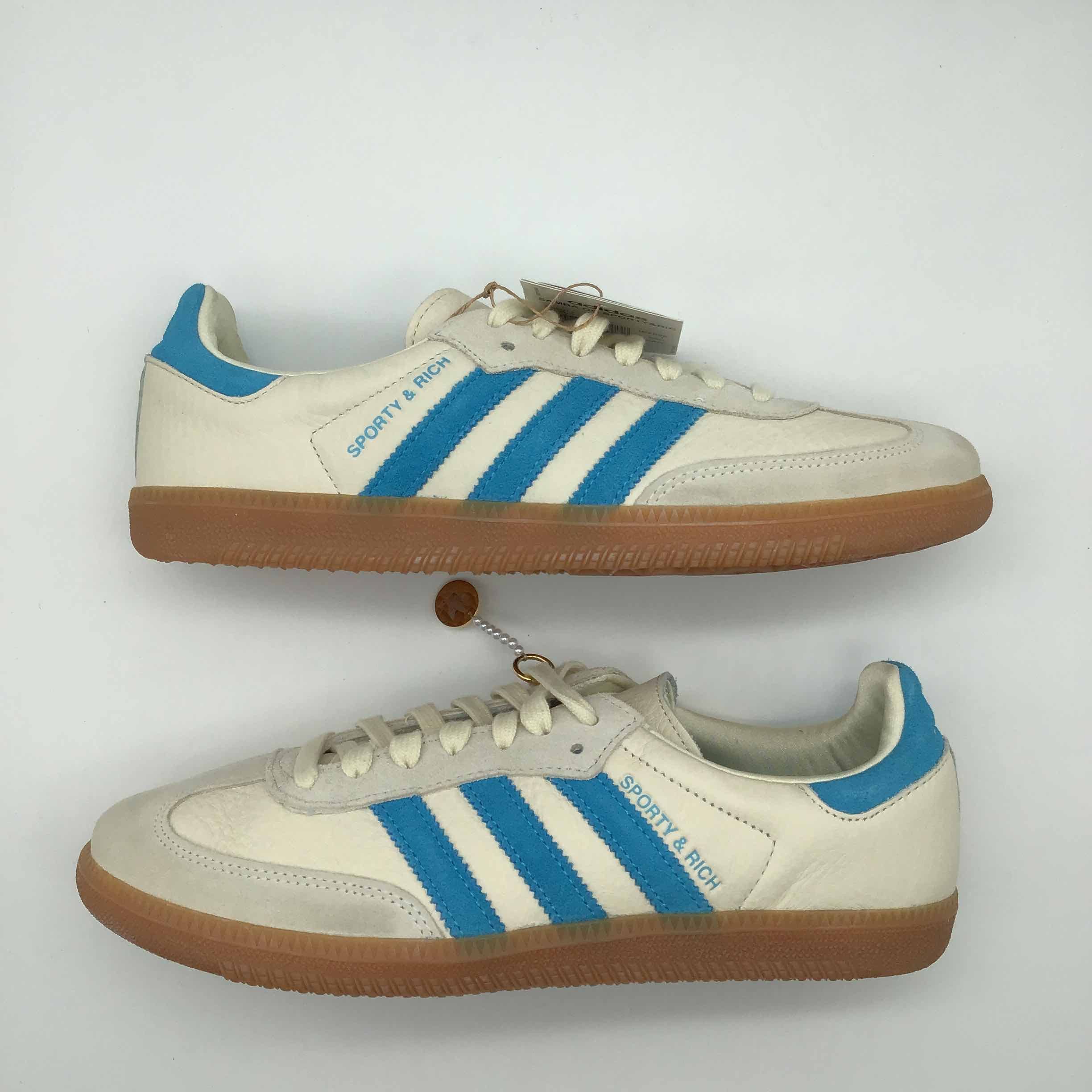 Sporty & Rich x adidas Samba OG Cream Blue