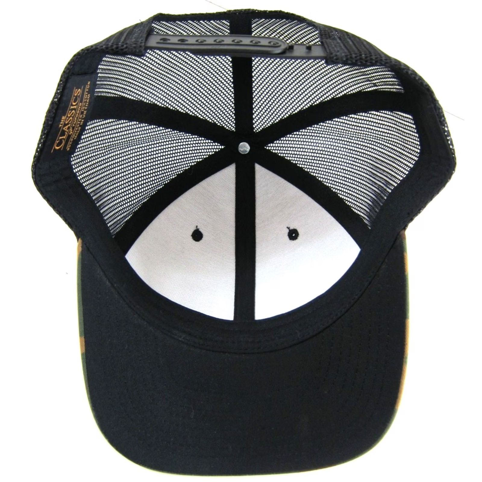 Rainbow Rainbow Seekers Camouflage Green Brown Black Fish Fishing Hunting Trucker Hat OS Size ONE SIZE - 5 Thumbnail