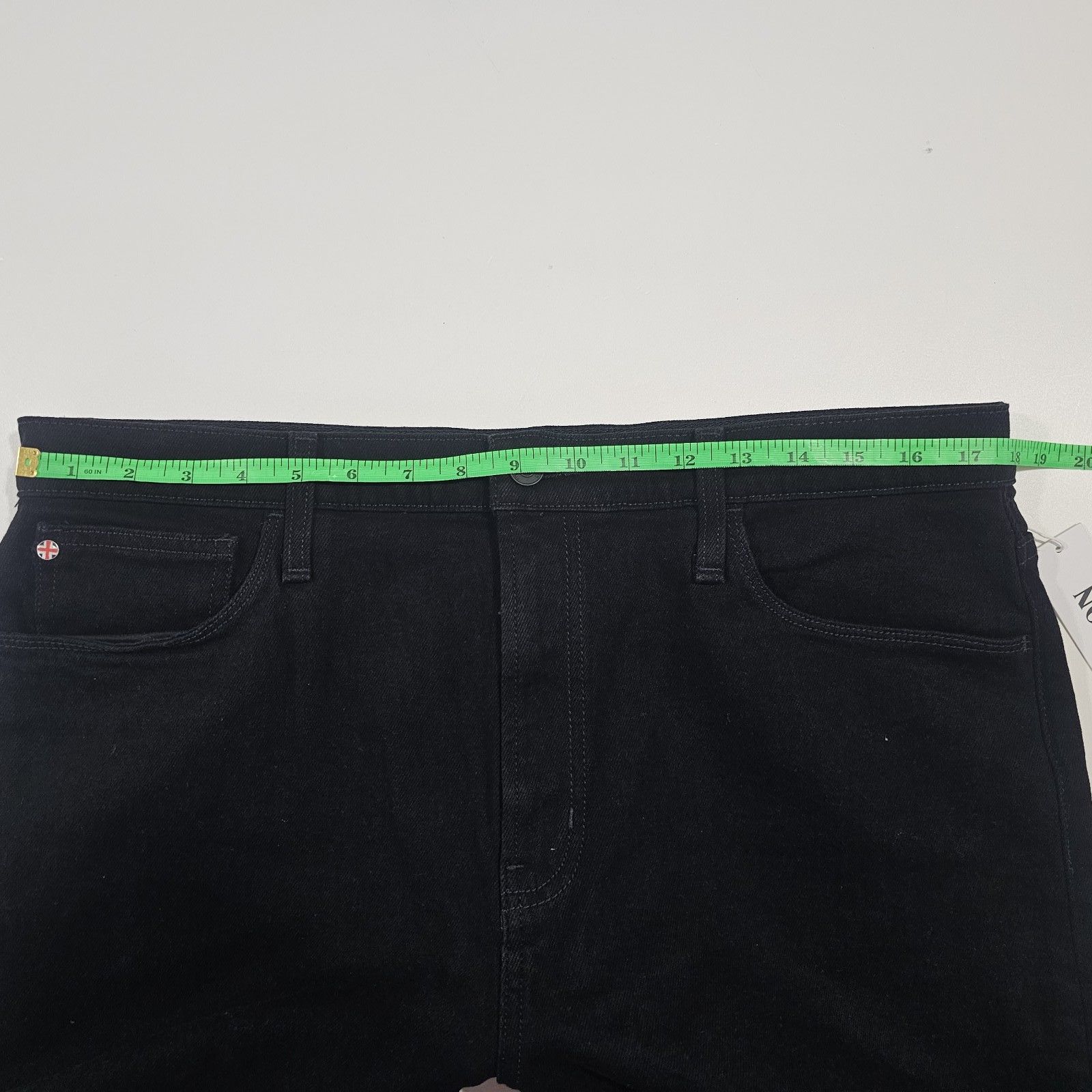 Hudson Hudson Womens Rosalie Black Rinse Wide Leg Jeans Size 34 NWT Size 34" / US 12 / IT 48 - 16 Thumbnail