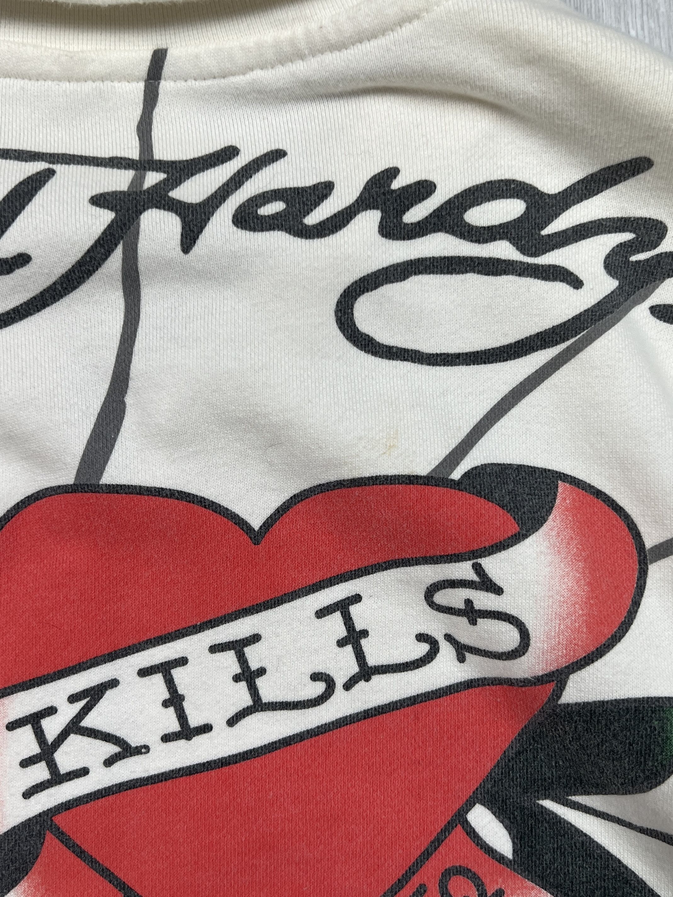 Ed Hardy Ed Hardy Made in USA Tattoo Printed Zip Sweatshirt Size US XL / EU 56 / 4 - 9 Thumbnail