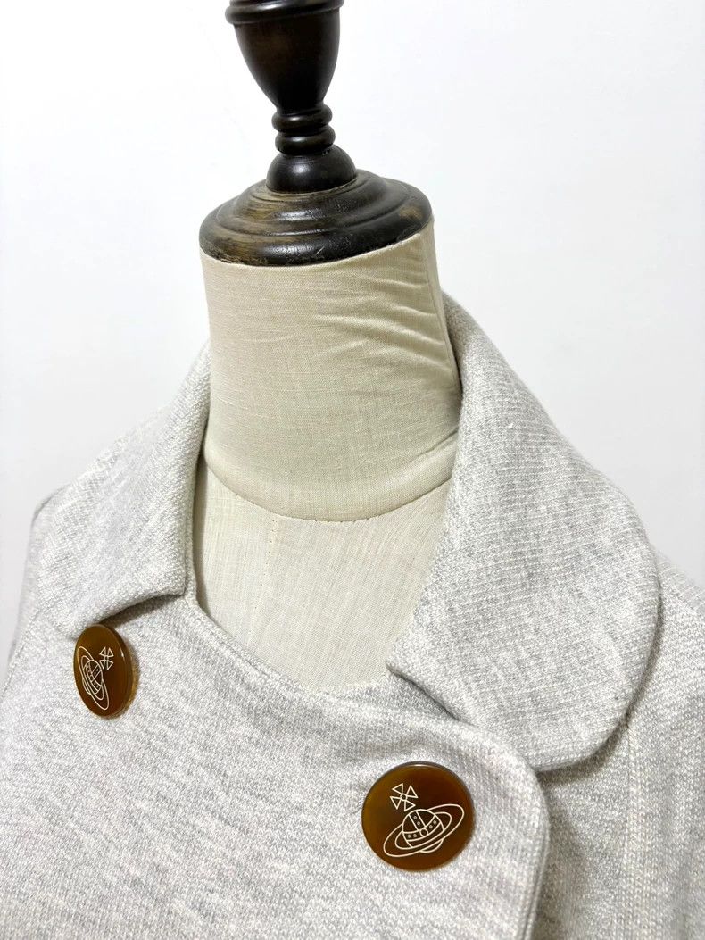 Vivienne Westwood Vivienne Westwood A brown double-row Saturn buckle jacket Size M / US 6-8 / IT 42-44 - 4 Thumbnail