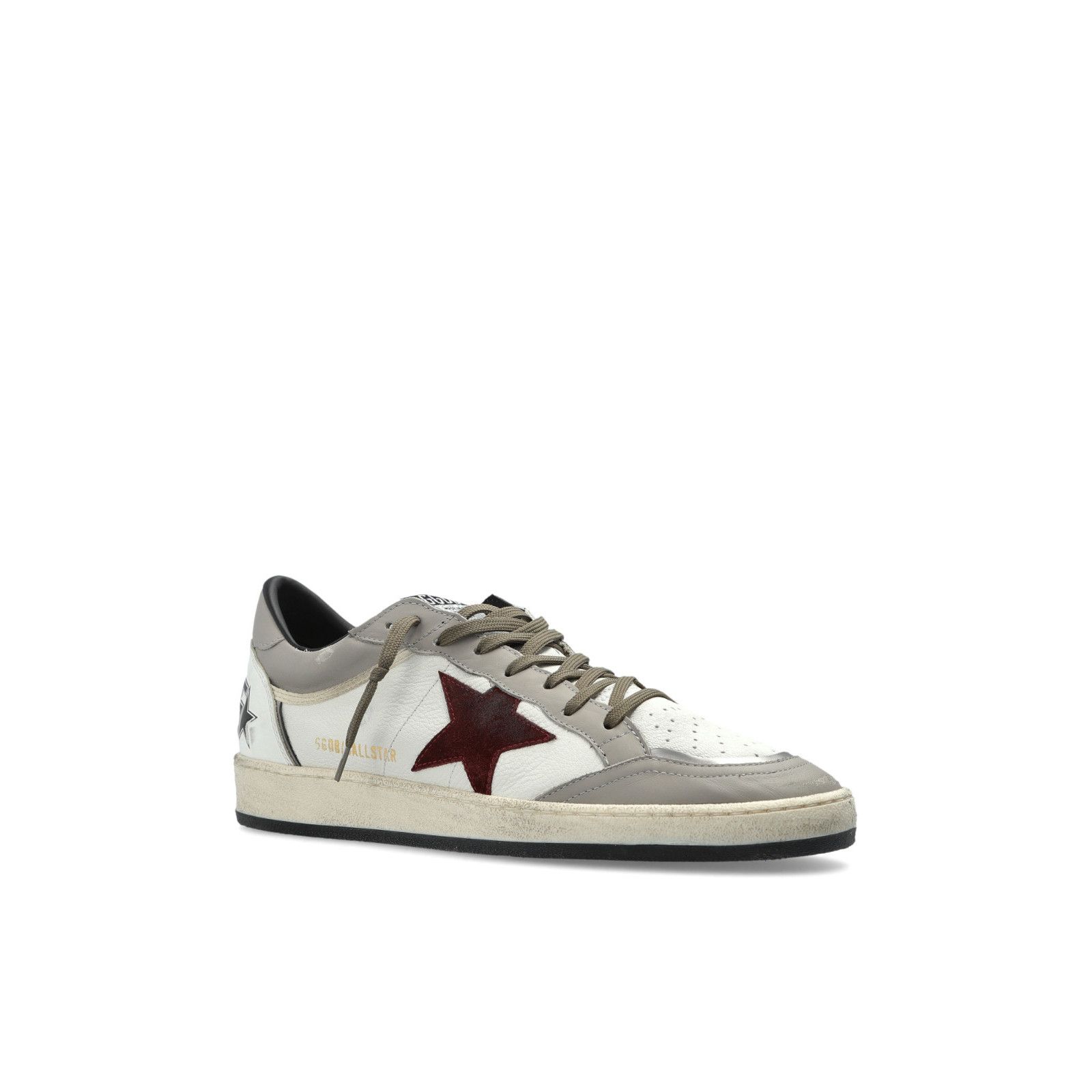 GOLDEN GOOSE Men's Ball Star White/Gray Sneakers New (Men's