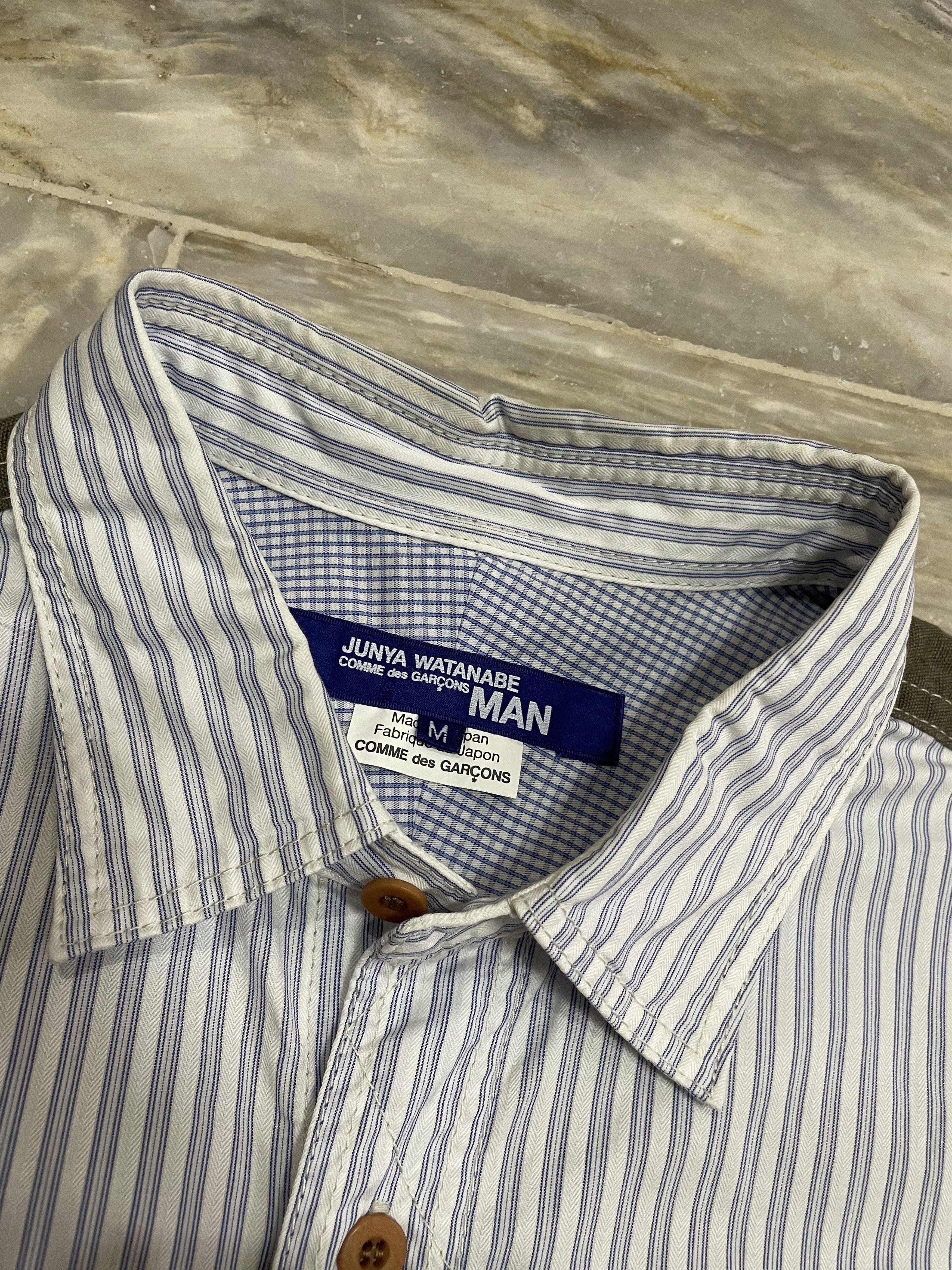 Junya Watanabe CDG x Junya Watanabe Stripe / Checked Button Up Size US M / EU 48-50 / 2 - 5 Thumbnail