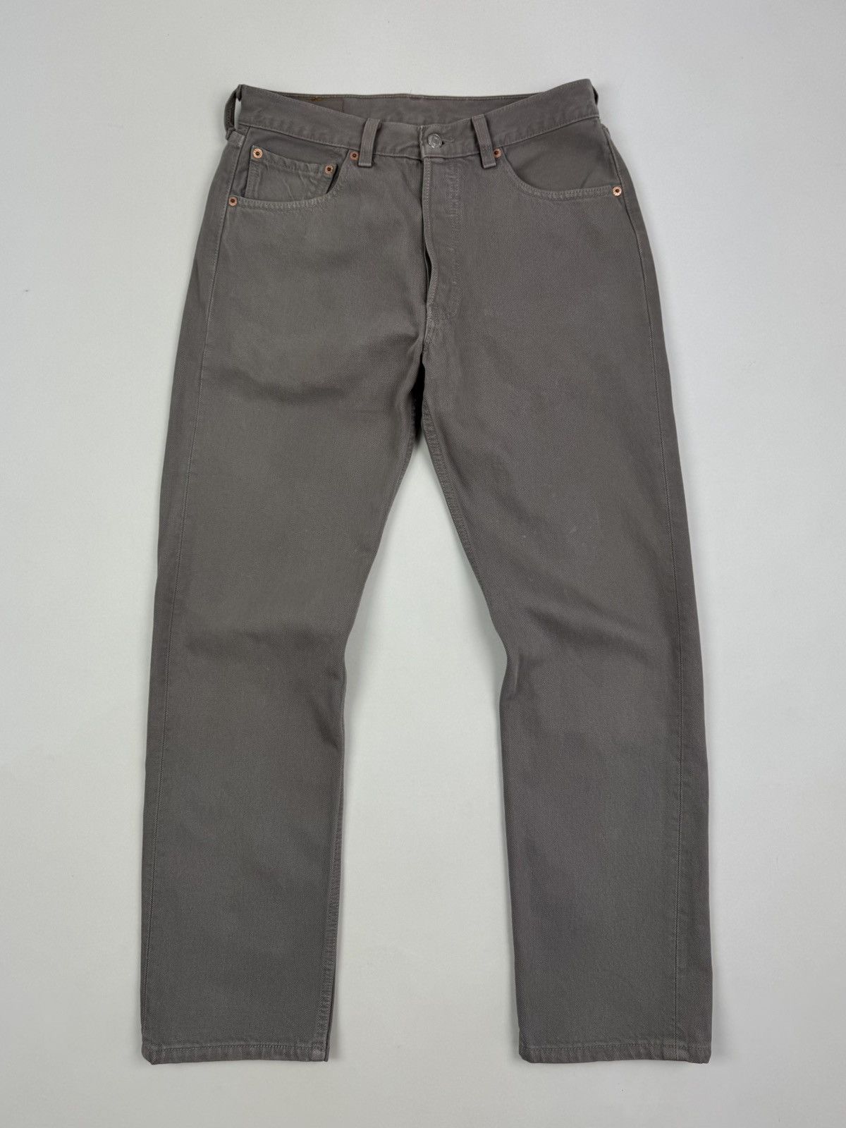 1990’s Faded Vintage Levi’s 501 Gray Jeans Pants
