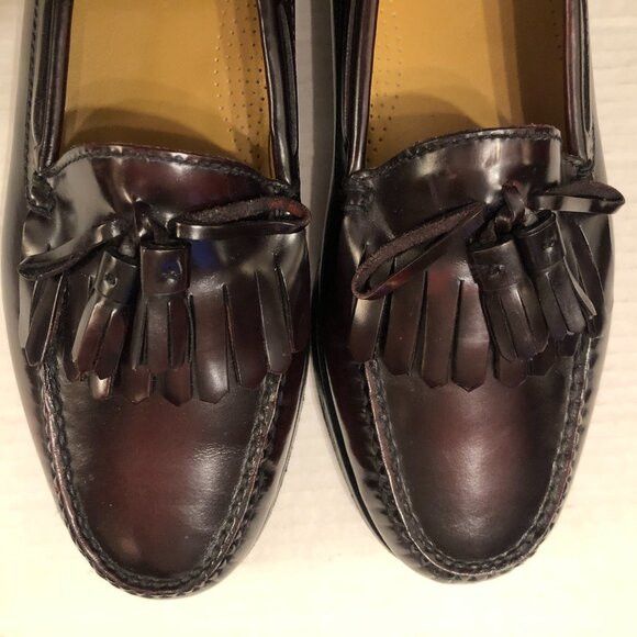Cole Haan Cole Haan mens leather tassel slip on dress shoes size:11.5D Size US 11.5 / EU 44-45 - 4 Thumbnail