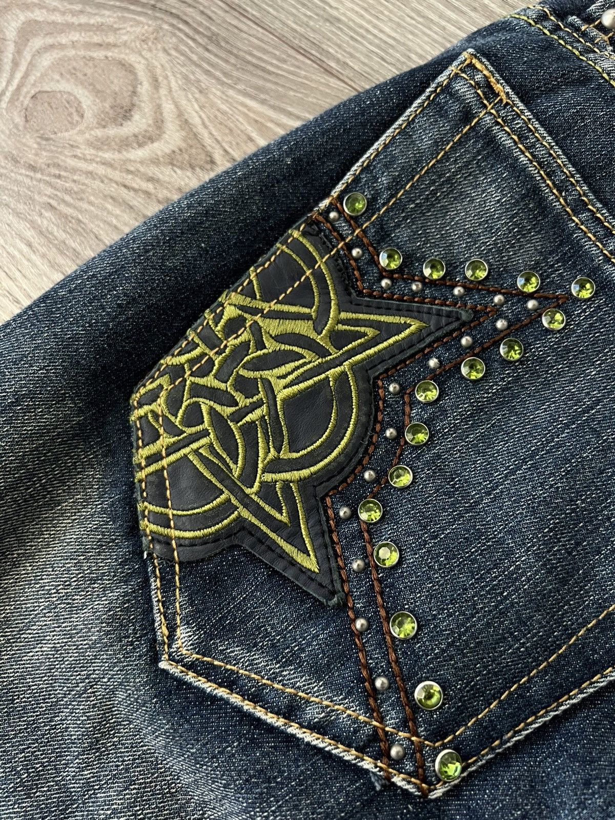 Pepe Jeans Pepe Jeans Avant Garde Opium Embroidered Logo Y2K Jeans Size US 36 / EU 52 - 12 Thumbnail