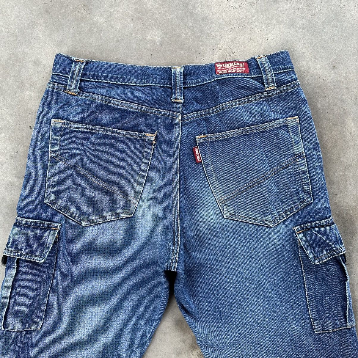 Japanese Brand Vintage Japanese Cargo Denim Raw Distressed Jean Size 31 Size US 31 - 12 Thumbnail
