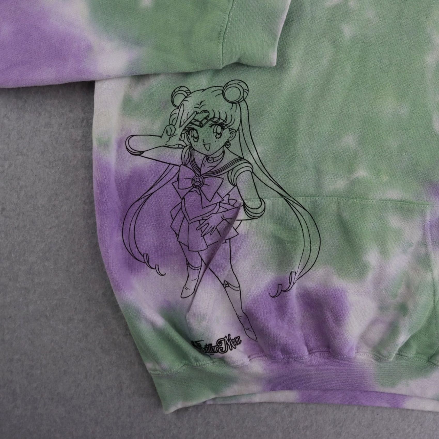 Primitive Primitive x Sailor Moon Sweatshirt Pullover Hoodie - Adult Medium Purple & Green - Primitive Apparel Shirt? Size US M / EU 48-50 / 2 - 3 Thumbnail