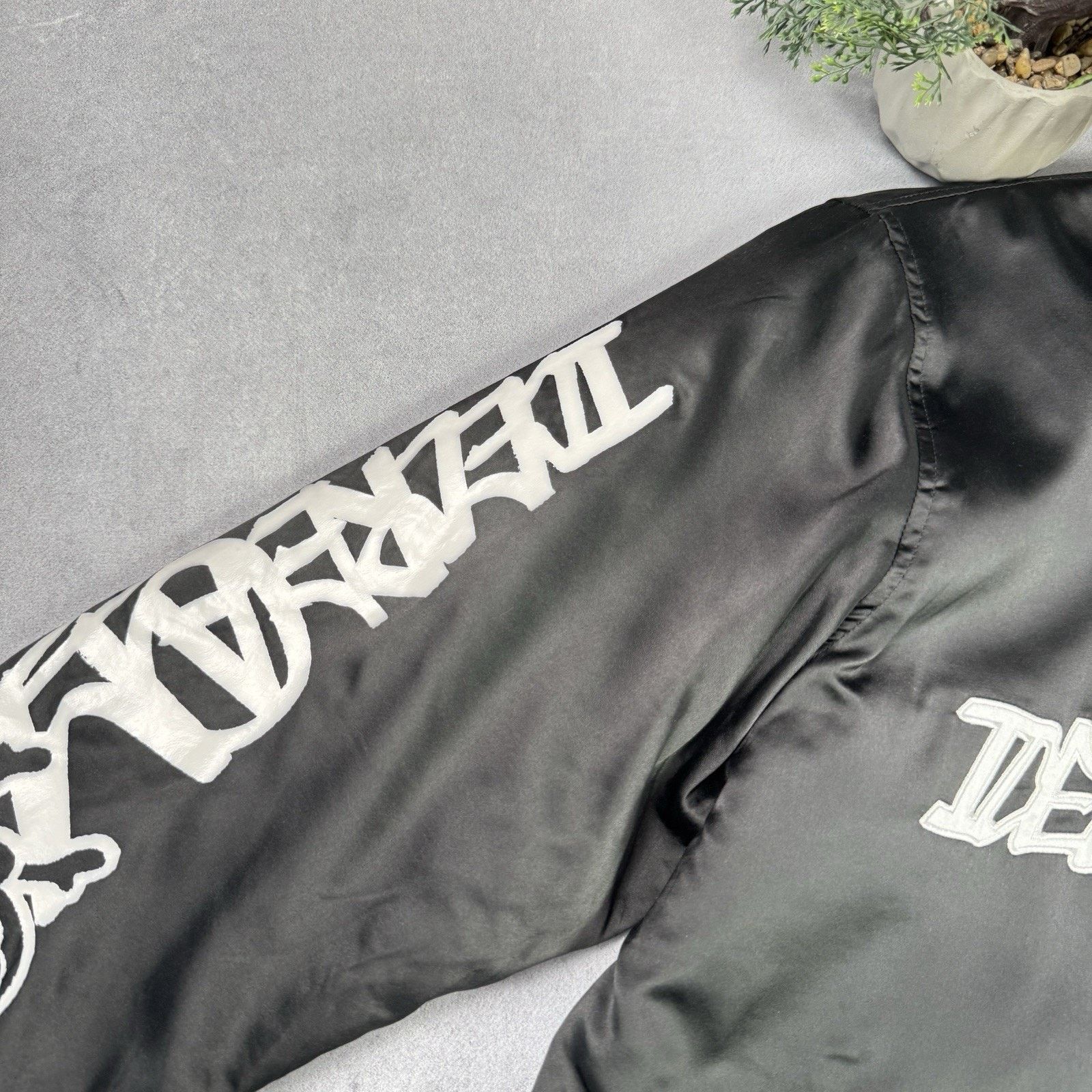 Icecream Icecream X Jun Inagawa Varsity Jacket Size M Black Bomber Size US M / EU 48-50 / 2 - 8 Thumbnail