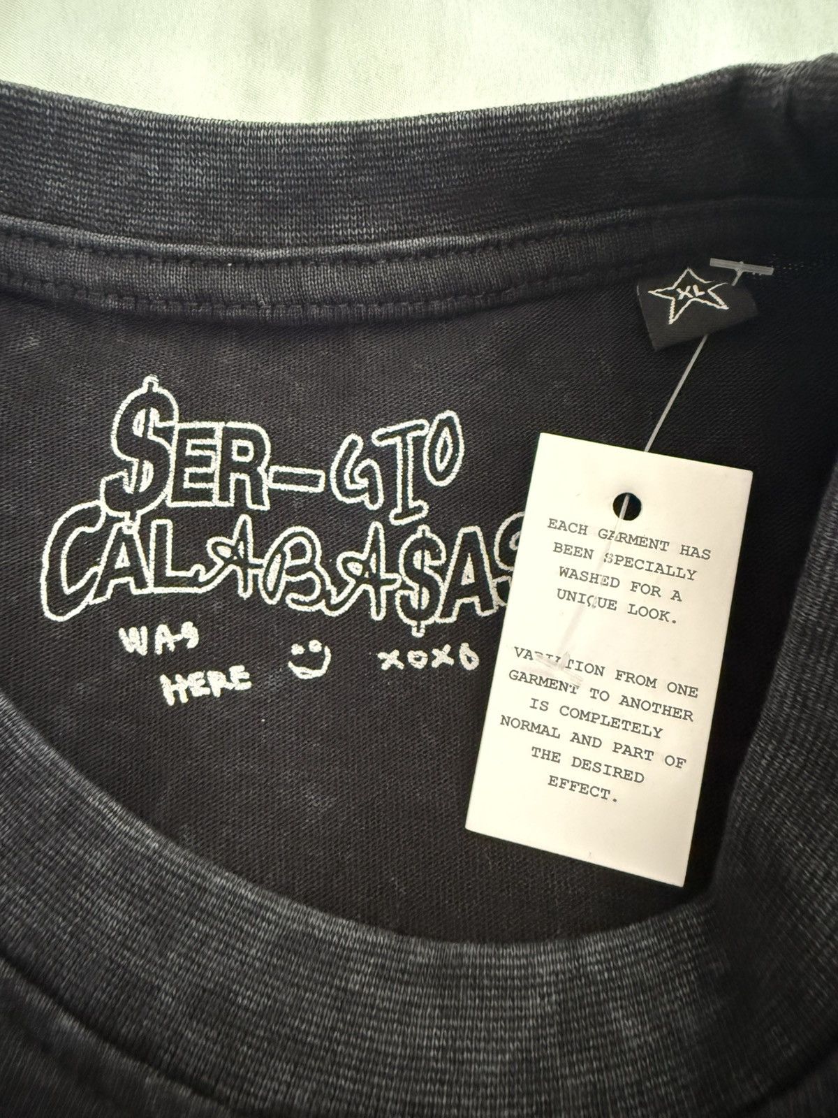 Sergio Calabasas Sergio Calabasas “Kayne” Black Tee Size XL Size US XL / EU 56 / 4 - 2 Thumbnail