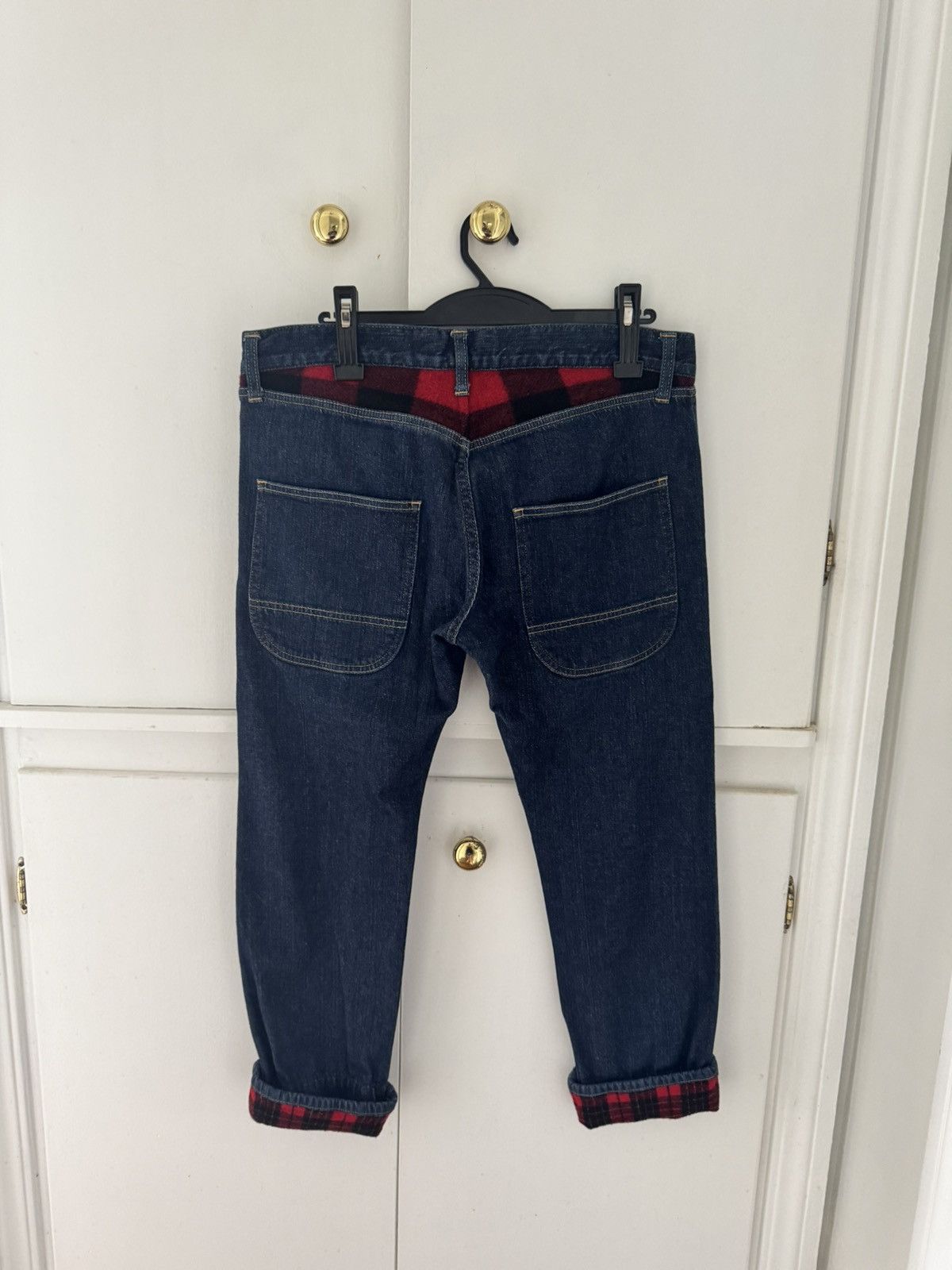 Junya Watanabe Junya Wantanabe Cropped Jeans Size US 33 - 2 Thumbnail