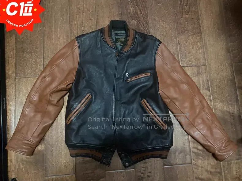 Neighborhood Neighborhood Bi-color Leather Jacket Size US M / EU 48-50 / 2 - 1 Thumbnail