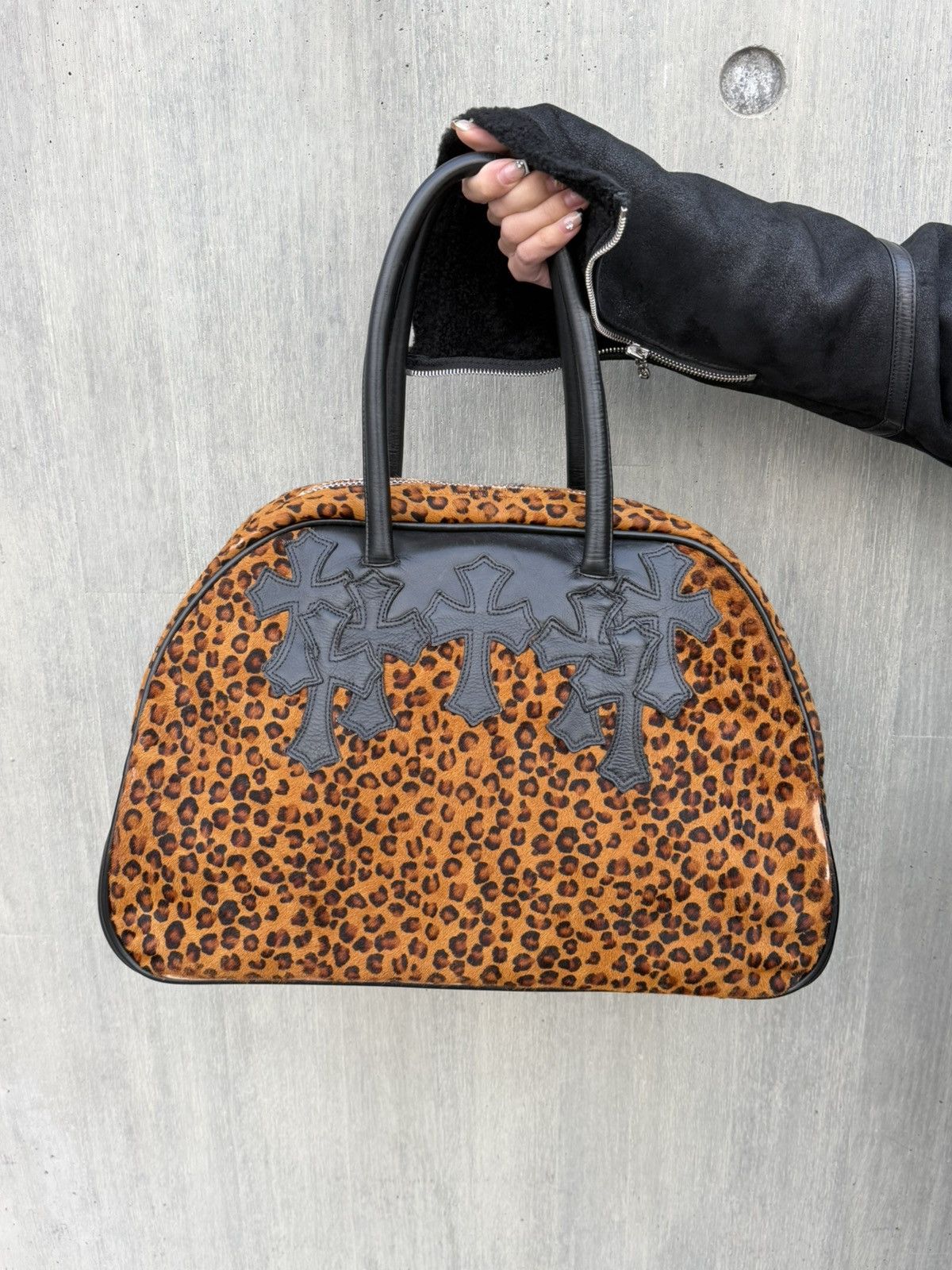 Chrome Hearts Chrome Hearts Leopard Bowling Bag Size ONE SIZE - 1 Thumbnail