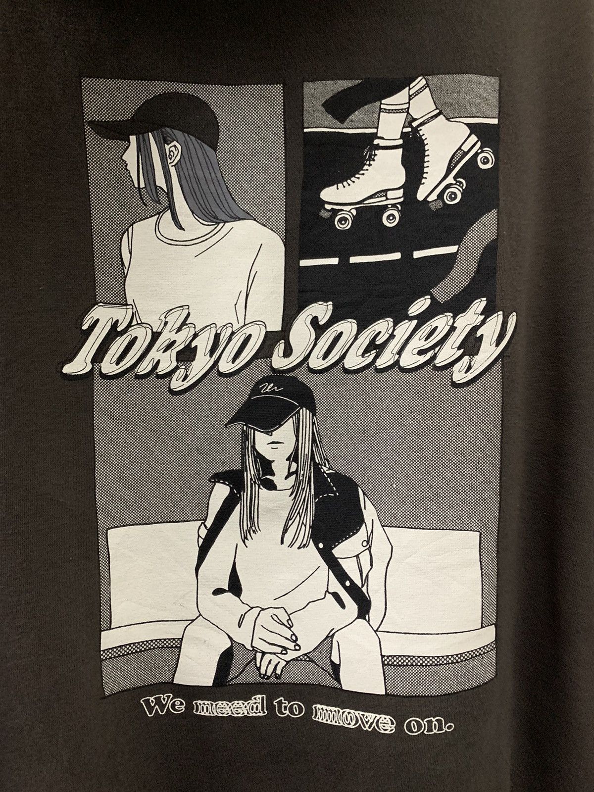 Japanese Brand WEGO TOKYO SOCIETY HOODIE BIG BACK PRINT Size L / US 10 / IT 46 - 5 Thumbnail