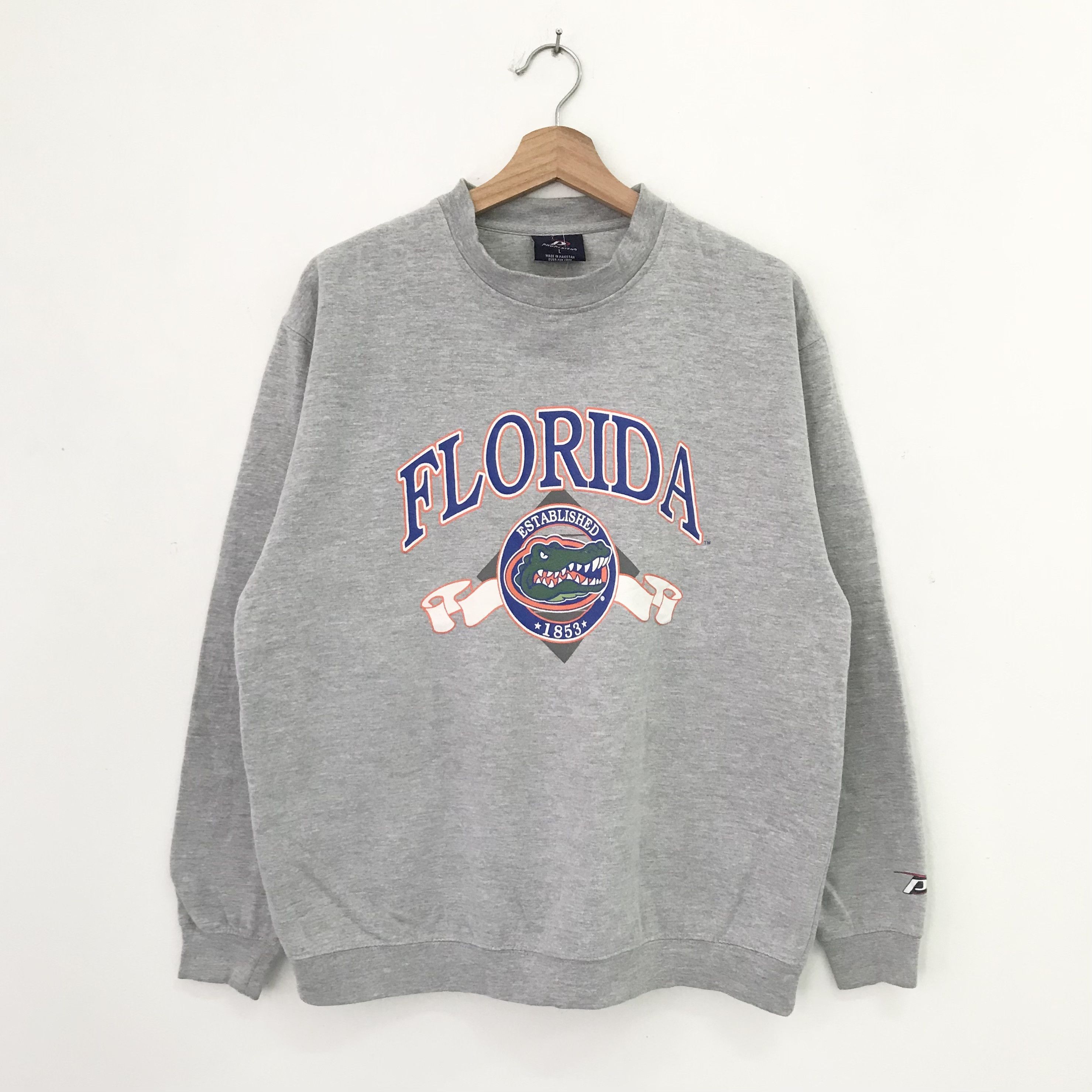 NCAA Vintage 90s Florida Gators Ncaa Gray Sweatshirt - 518 Size US M / EU 48-50 / 2 - 1 Thumbnail