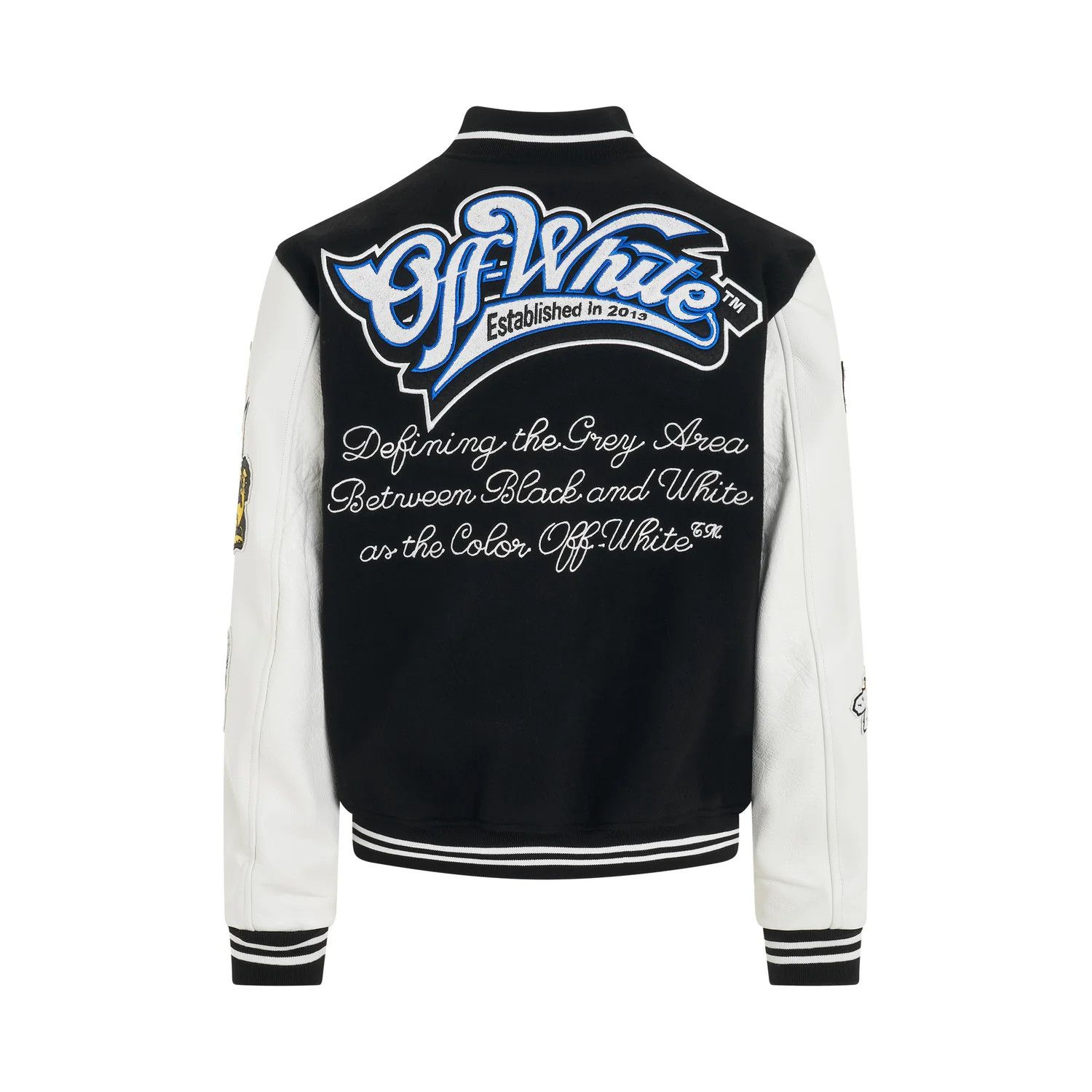 Off-White o1mris0824 Jacket in Black & White Size US M / EU 48-50 / 2 - 4 Thumbnail