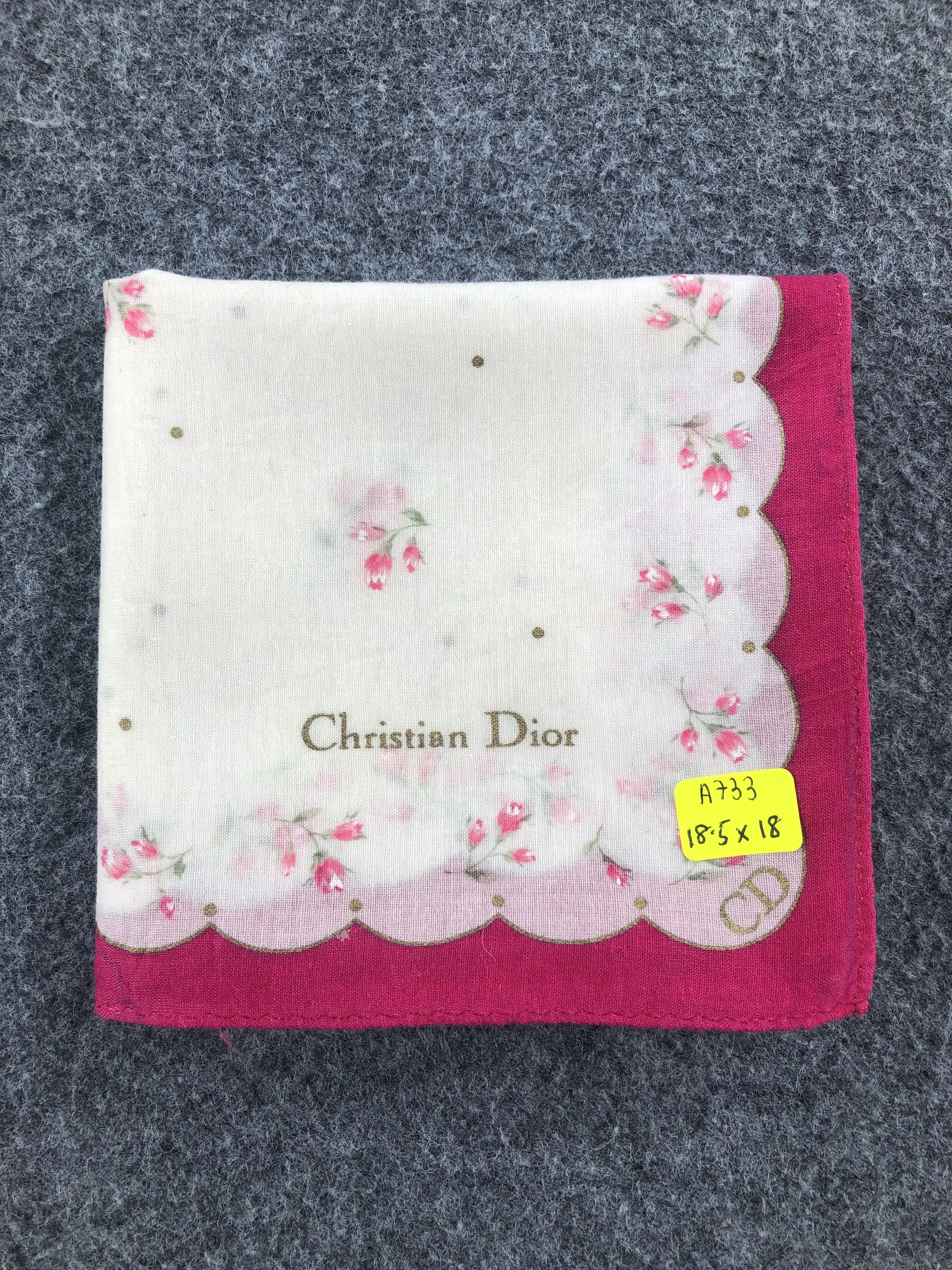 Vintage Christian Dior Handkerchief / Bandana / Neckerchief Size ONE SIZE - 6 Thumbnail