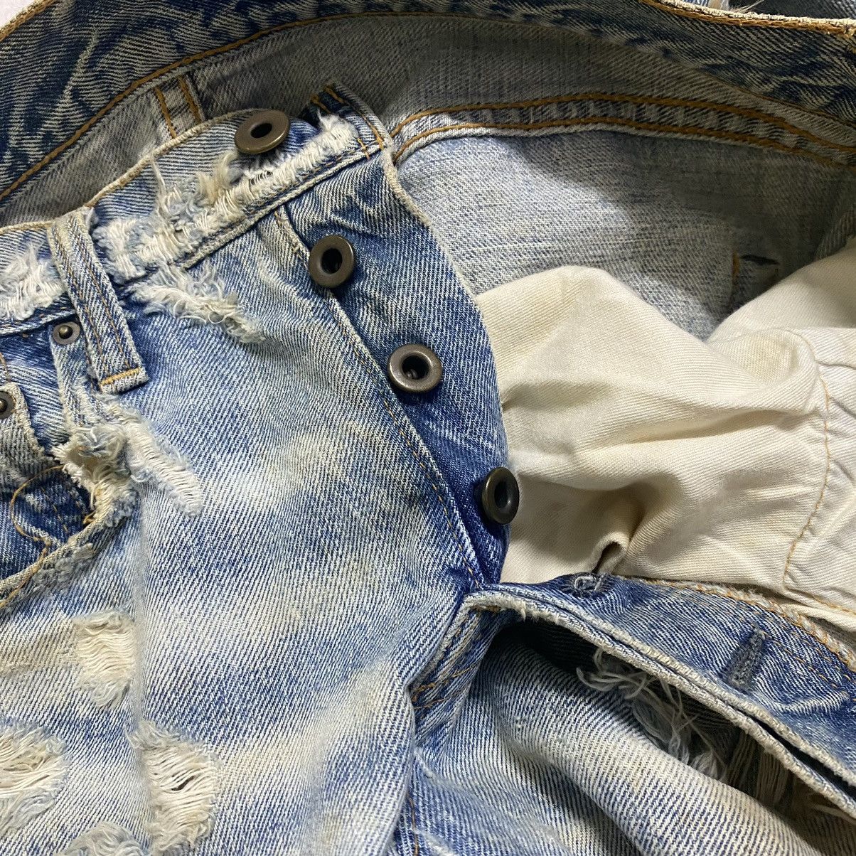 wjk WjK Thrashed Dirt Washed Selvedge Jeans Size US 31 - 23 Thumbnail