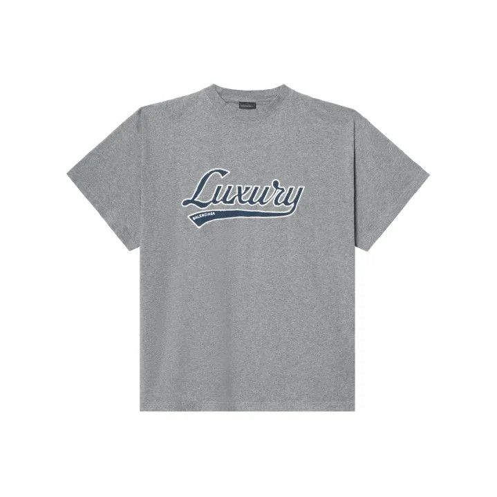 Balenciaga Balenciaga Luxury Script Oversized T-Shirt Size US M / EU 48-50 / 2 - 1 Thumbnail