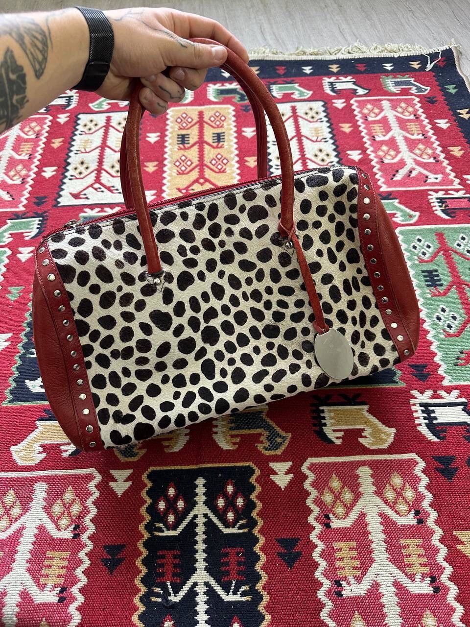 Vintage Crazy Vintage Avantgarde Leather Bag Size ONE SIZE - 4 Thumbnail