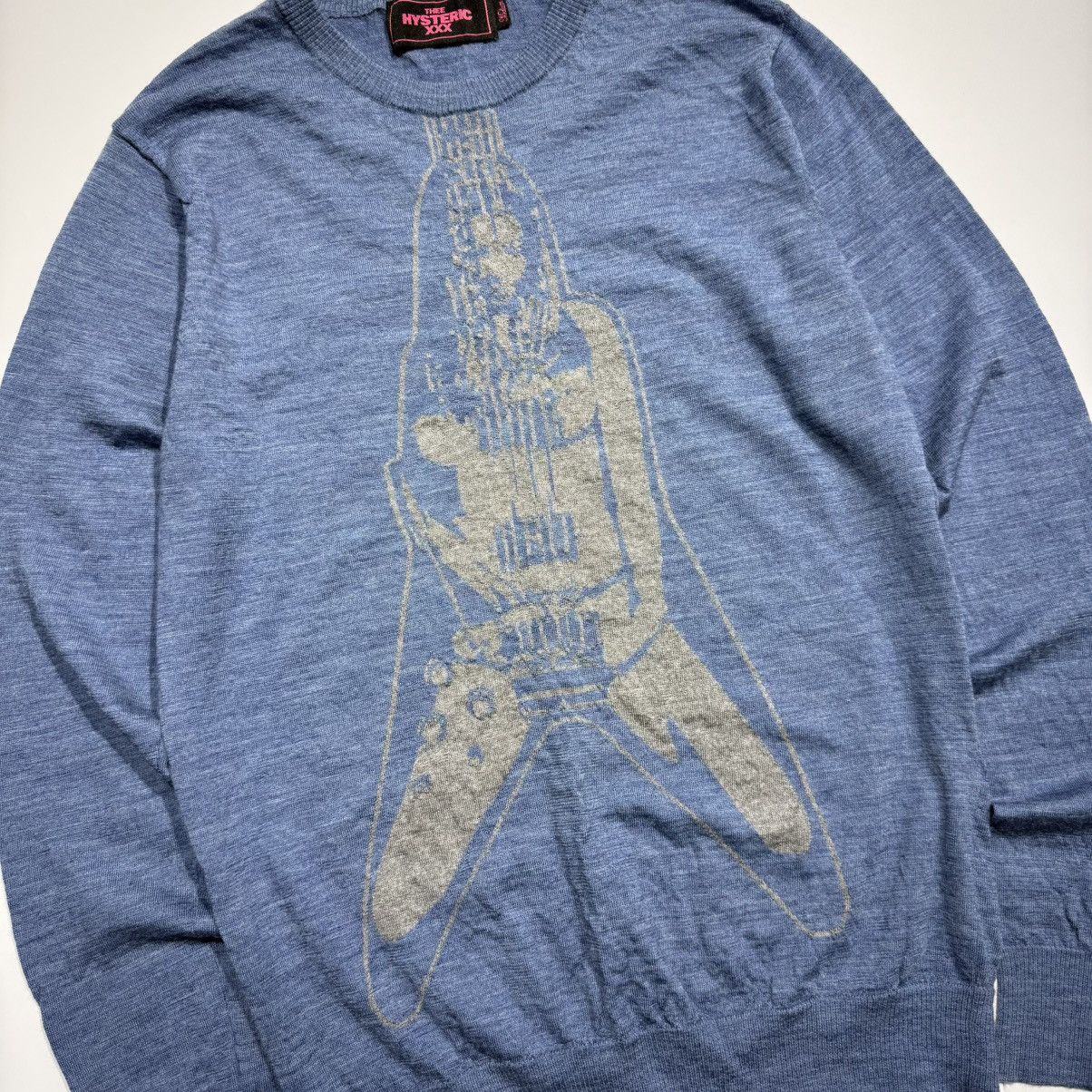 Hysteric Glamour Hysteric Glamour The Hysteric XXX "Naked Guitar Girl"Sweater Size M / US 6-8 / IT 42-44 - 5 Thumbnail