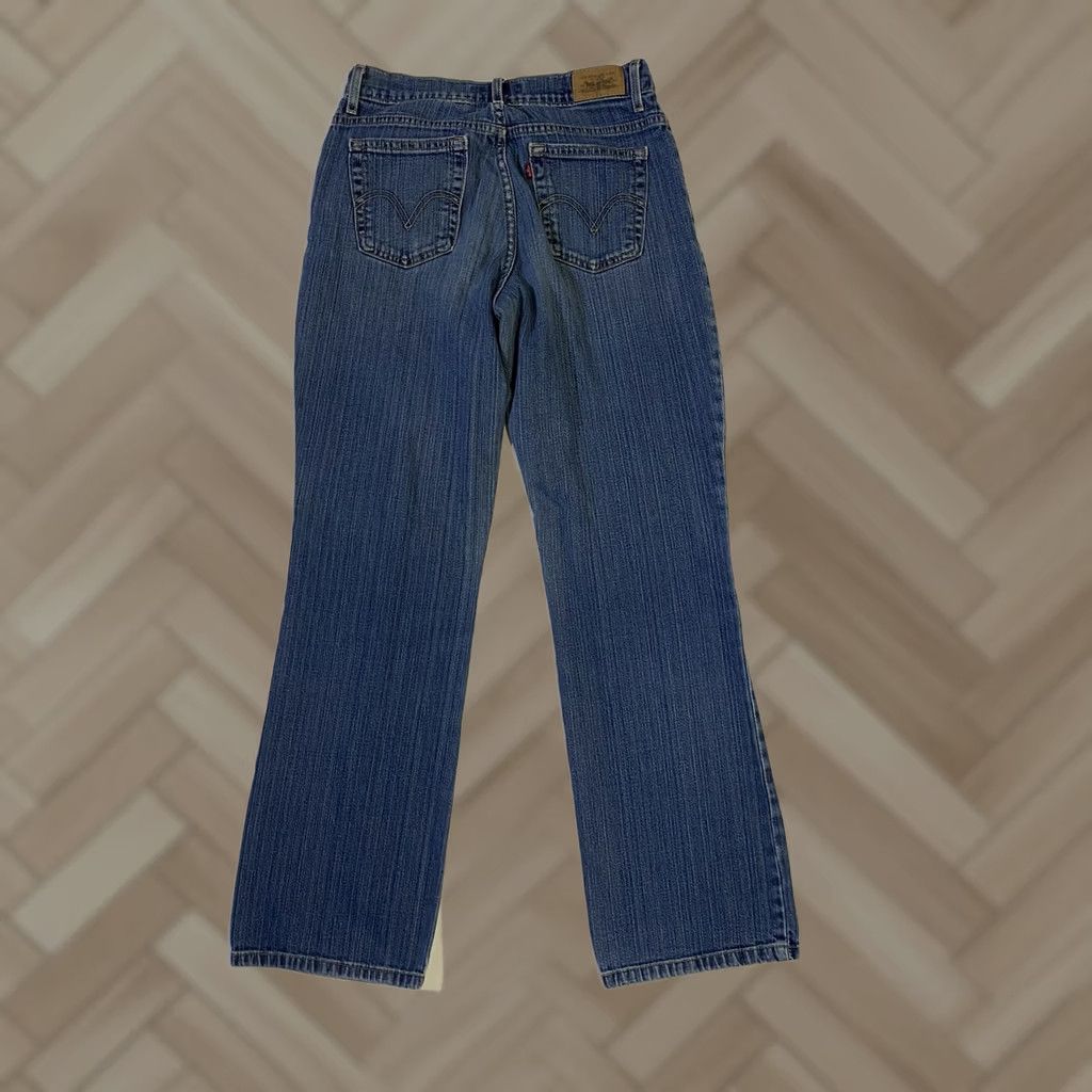 Levi's Levis 550 Jeans Womens Blue Relaxed Bootcut Medium Wash Denim Casuals sz 8 med Size 30" / US 8 / IT 44 - 1 Thumbnail