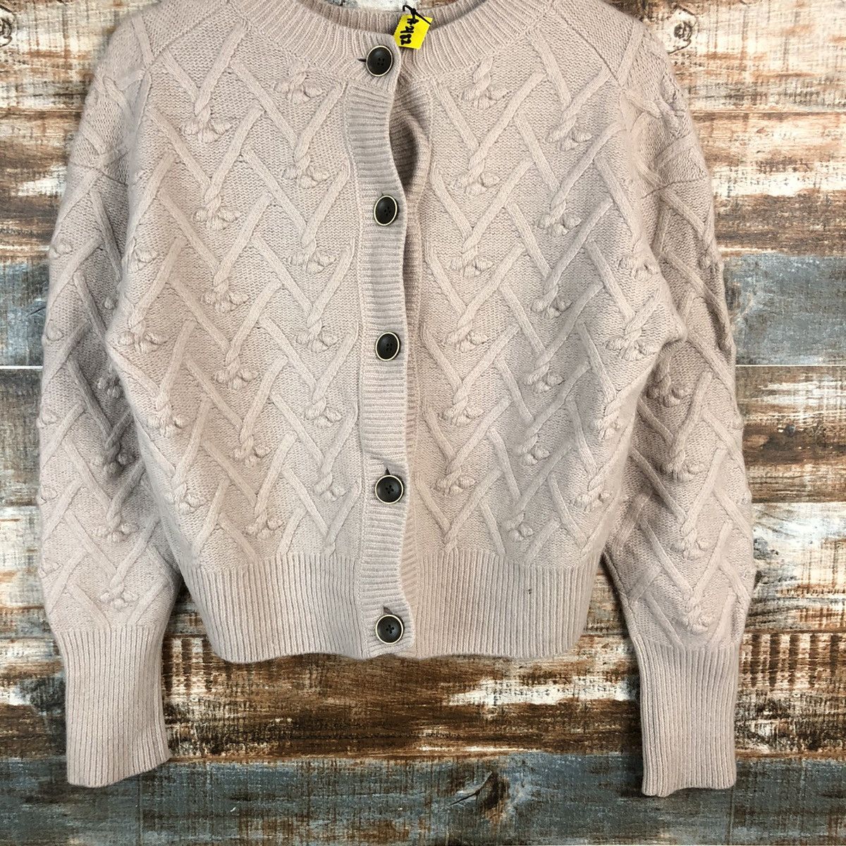 Vintage Japanese Brand Brown Cardigan Knitwear #A2182 Size S / US 4 / IT 40 - 3 Thumbnail