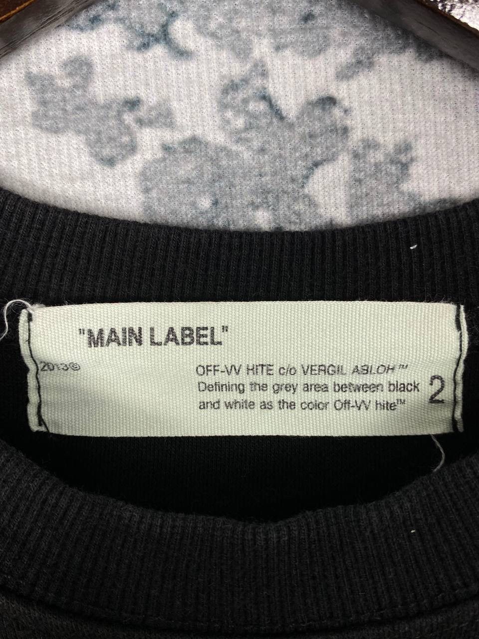 Designer Vintage Off White x Virgil Abloh Sweatshirts Size US M / EU 48-50 / 2 - 8 Thumbnail