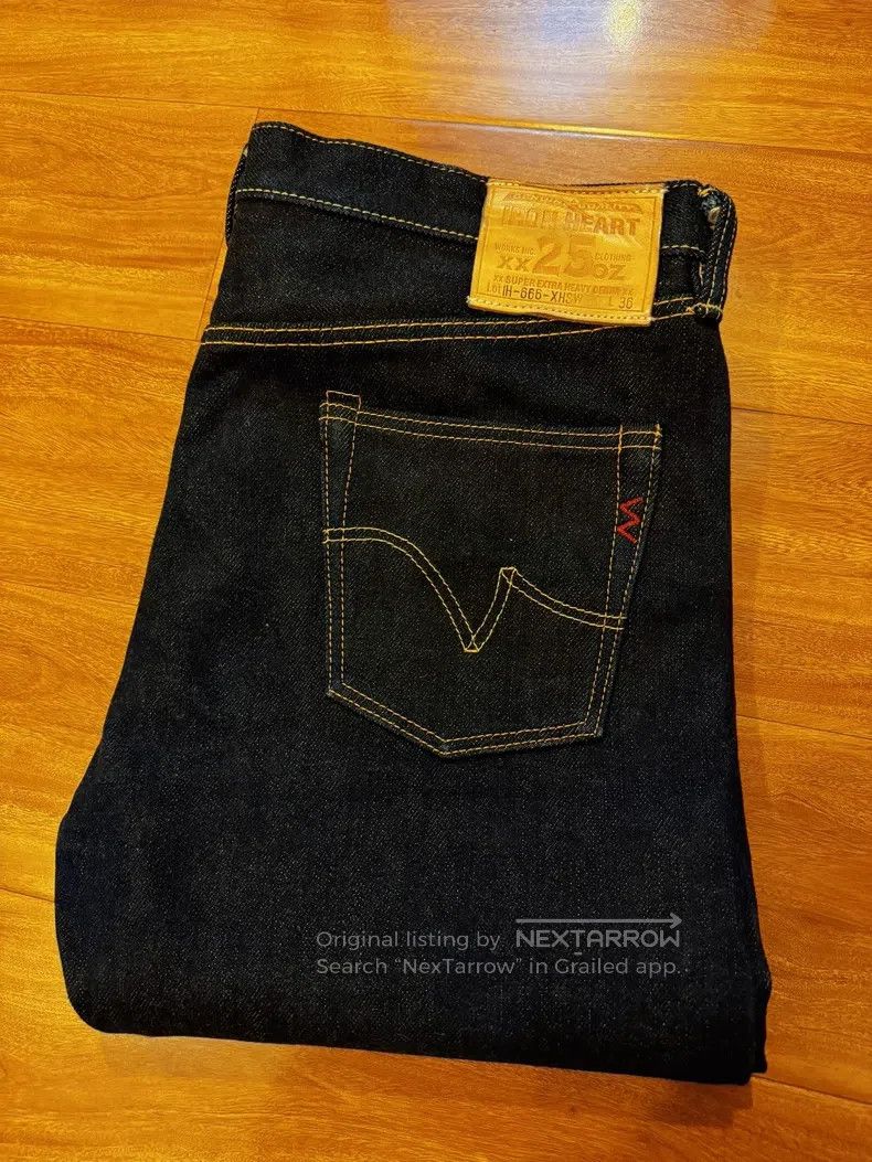 Iron Heart Iron Heart 25oz first generation heavy red-ear jeans Size US 38 / EU 54 - 5 Thumbnail