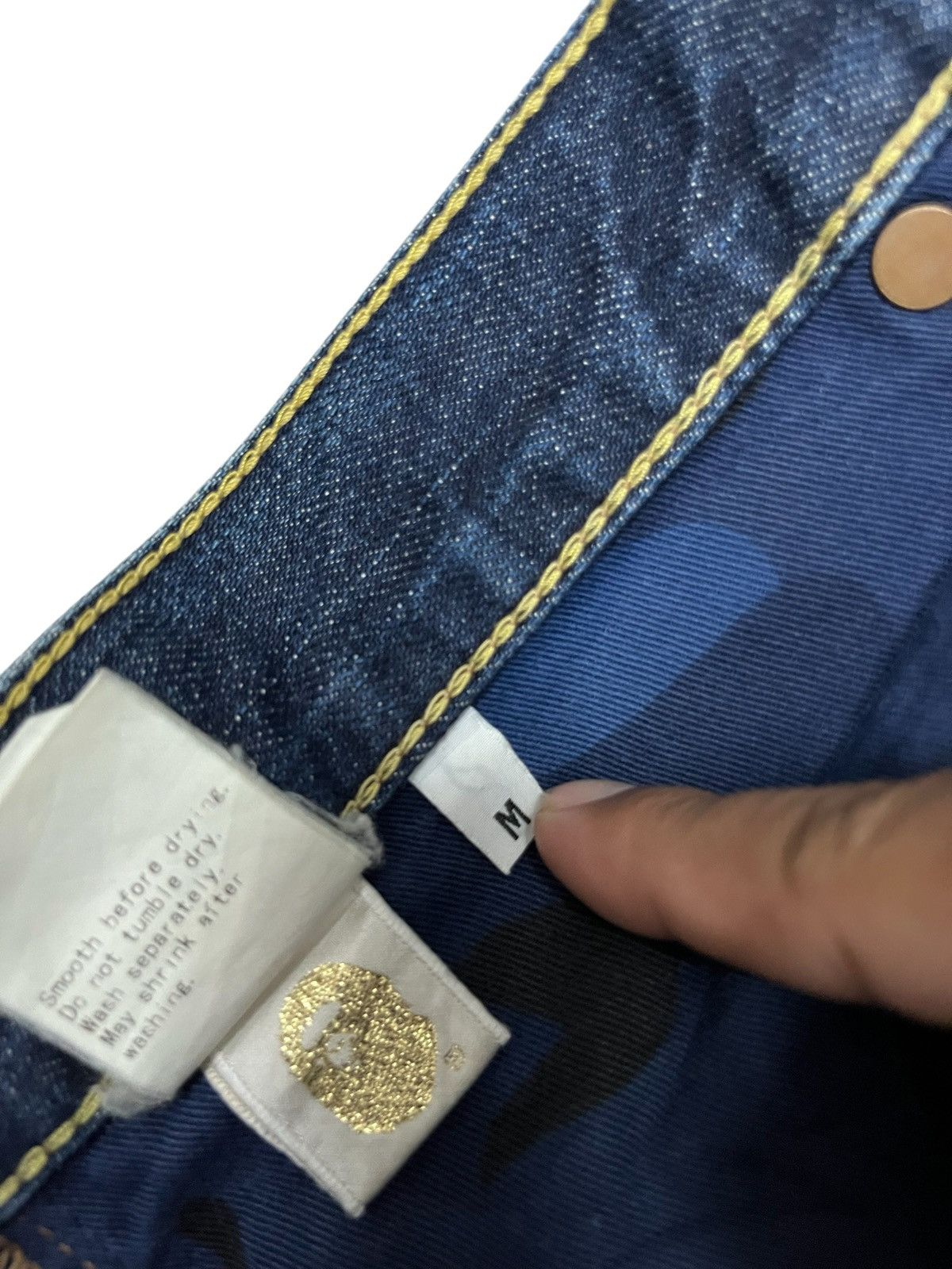 Bape OG Bape Bapesta Blue Jeans Denim size 36 Size US 36 / EU 52 - 11 Thumbnail