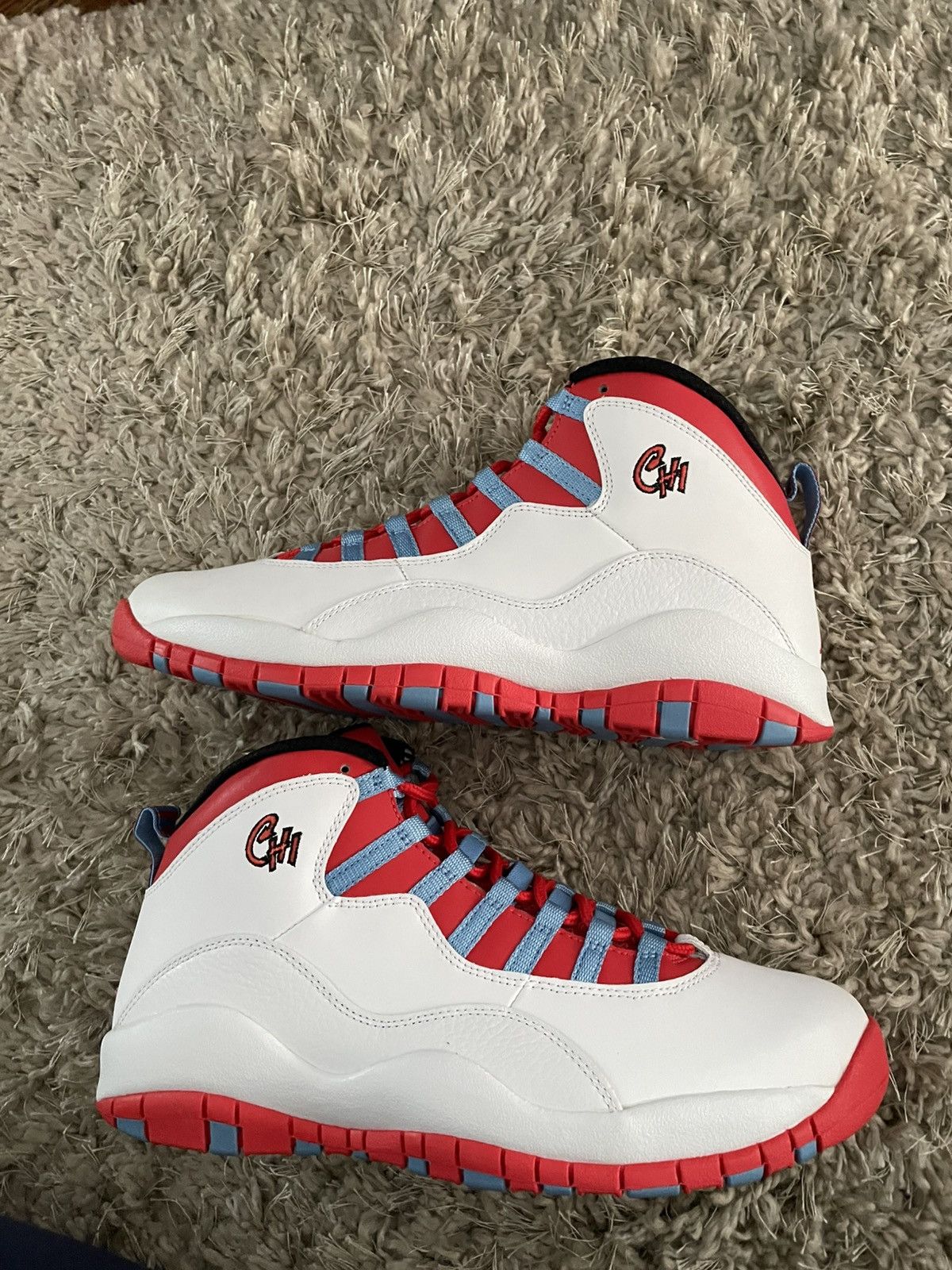 Jordan Brand Jordan 10 Chicago Flags Size US 9.5 / EU 42-43 - 8 Thumbnail