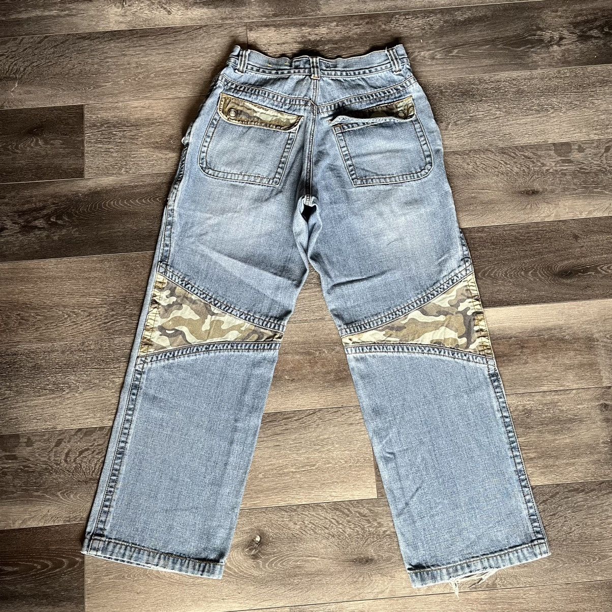 Vintage Vintage 2000s Johnny Handsome Light Washed Camo Denim Jeans Size US 30 / EU 46 - 1 Thumbnail