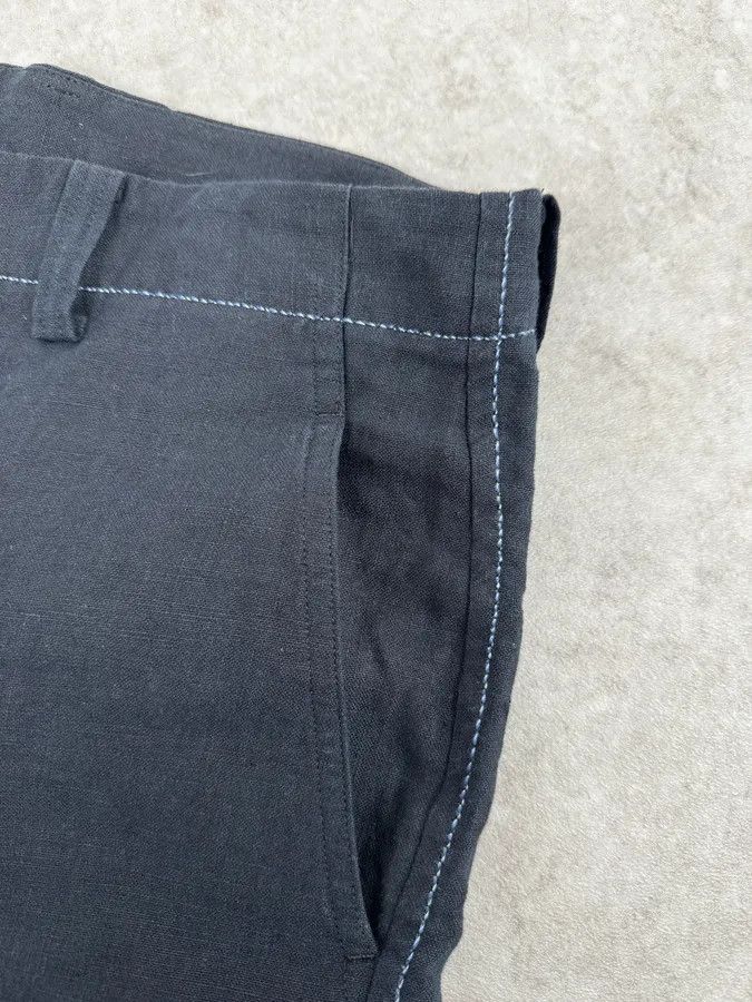 Issey Miyake Issey Miyake Navy Linen Cozy Pants Size US 32 / EU 48 - 8 Thumbnail
