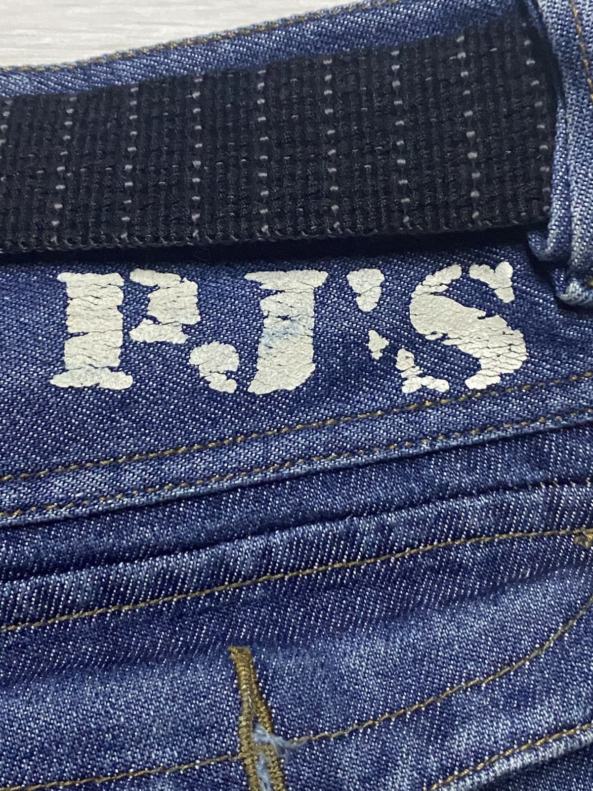 JNCO PJ’s Surfo Blue Wash With Belt Cargo Baggy Jeans Size US 32 / EU 48 - 8 Thumbnail