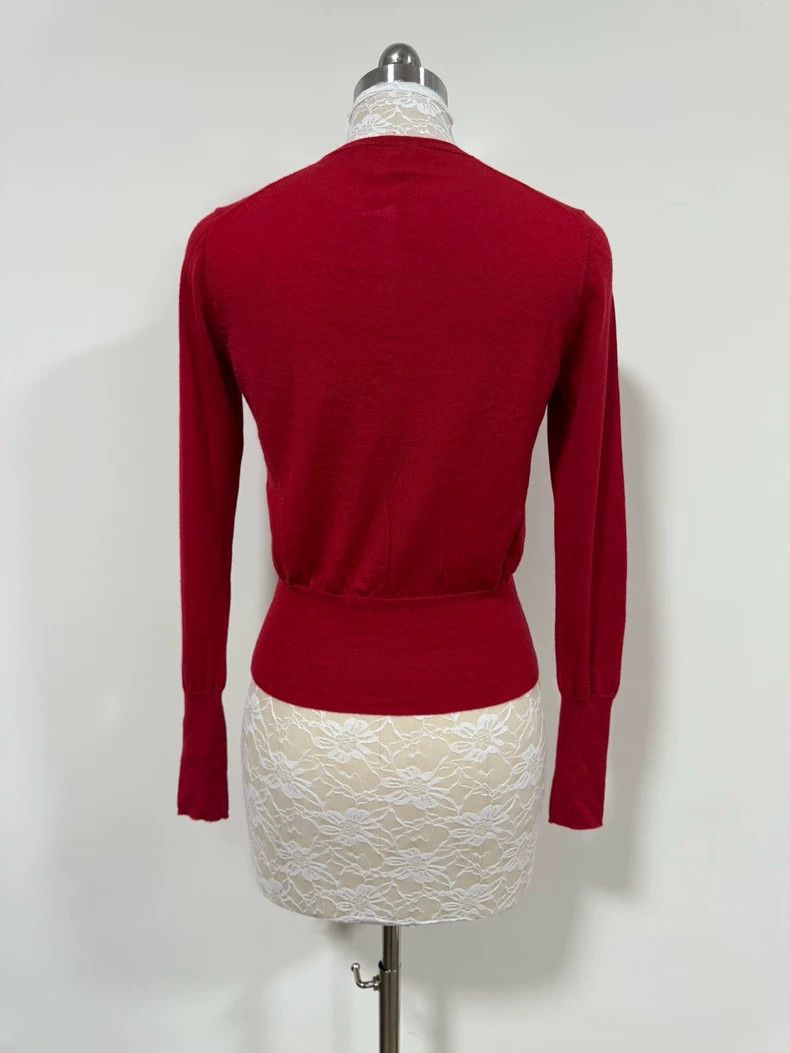 Vivienne Westwood Vivienne Westwood size1 A scarlet embroidered cardigan Size S / US 4 / IT 40 - 6 Thumbnail