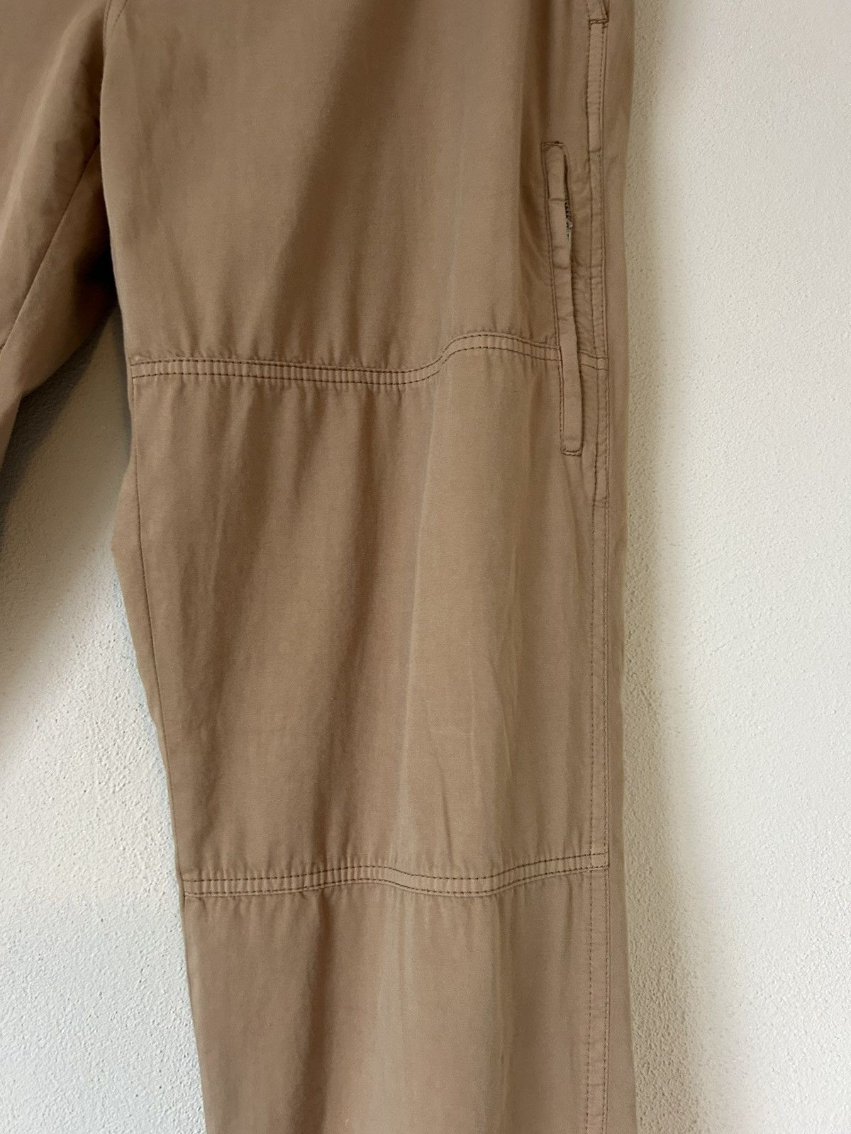 Brunello Cucinelli Brunello Cucinelli Beige Cotton Pants - Size 56 Size US 40 / EU 56 - 4 Thumbnail