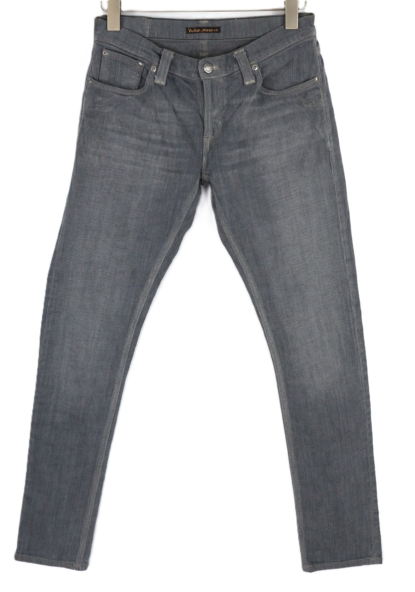 Nudie Jeans TIGHT LONG JOHN W31/L32 Organic Charcoal Jeans 82690 Size US 31 - 1 Thumbnail
