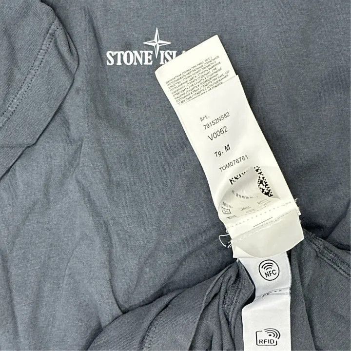 Stone Island Stone Island FW23 Gray Short Sleeve TShirt -2506 Size US M / EU 48-50 / 2 - 4 Thumbnail