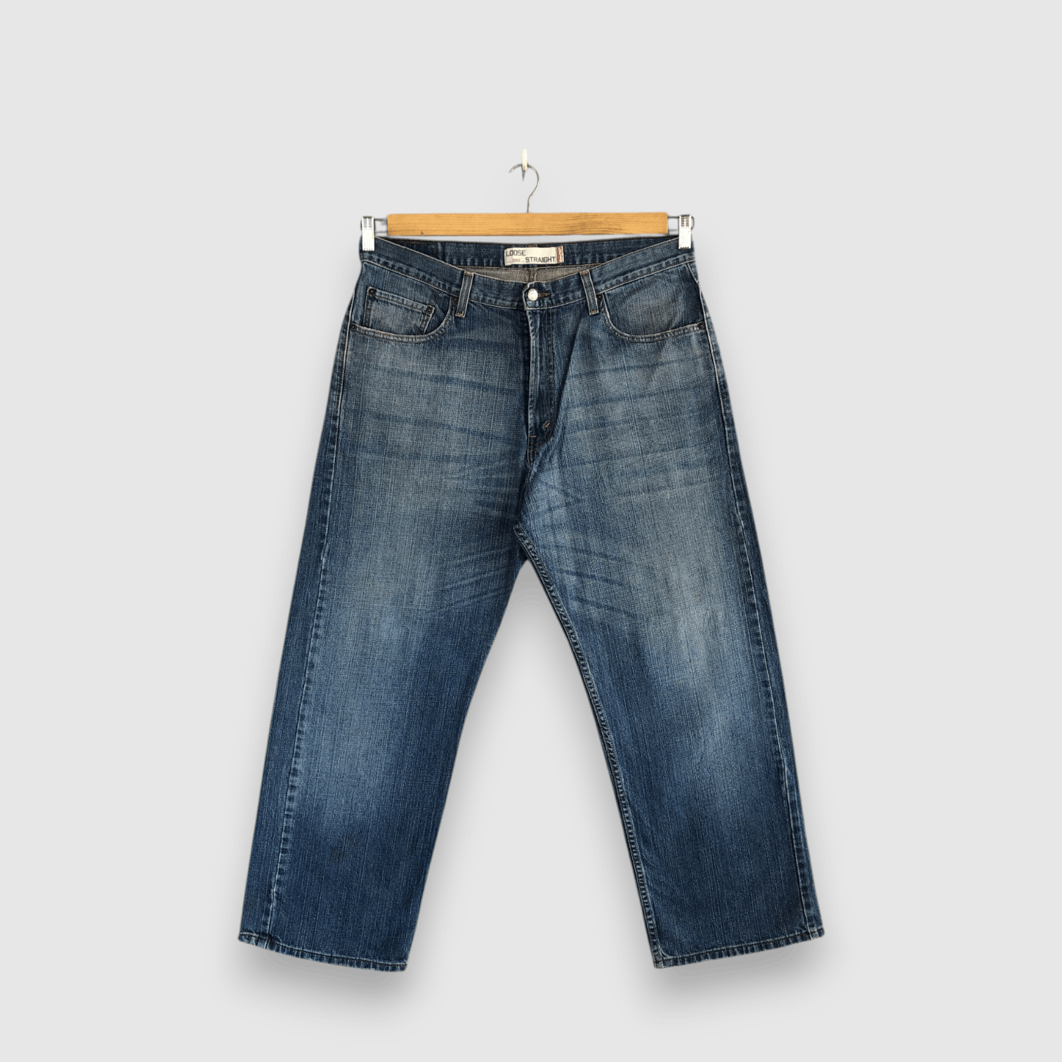 Levi's Vintage Y2K/2000s Levis Baggy Loose Jeans Levi's 569 Denim Size US 36 / EU 52 - 1 Thumbnail