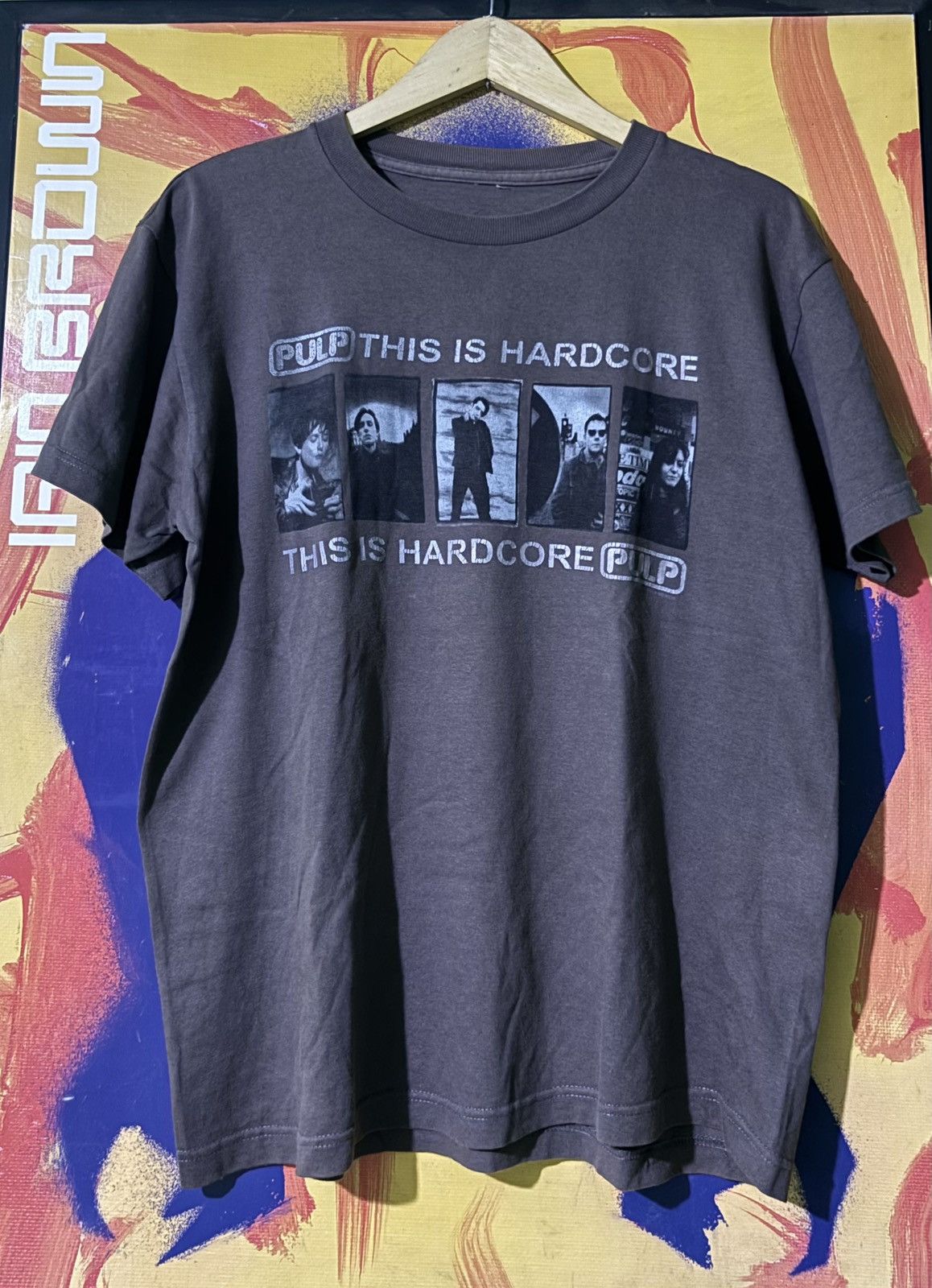 Band Tees Vintage Pulp This is hard core tee oasis blur Size US L / EU 52-54 / 3 - 1 Thumbnail